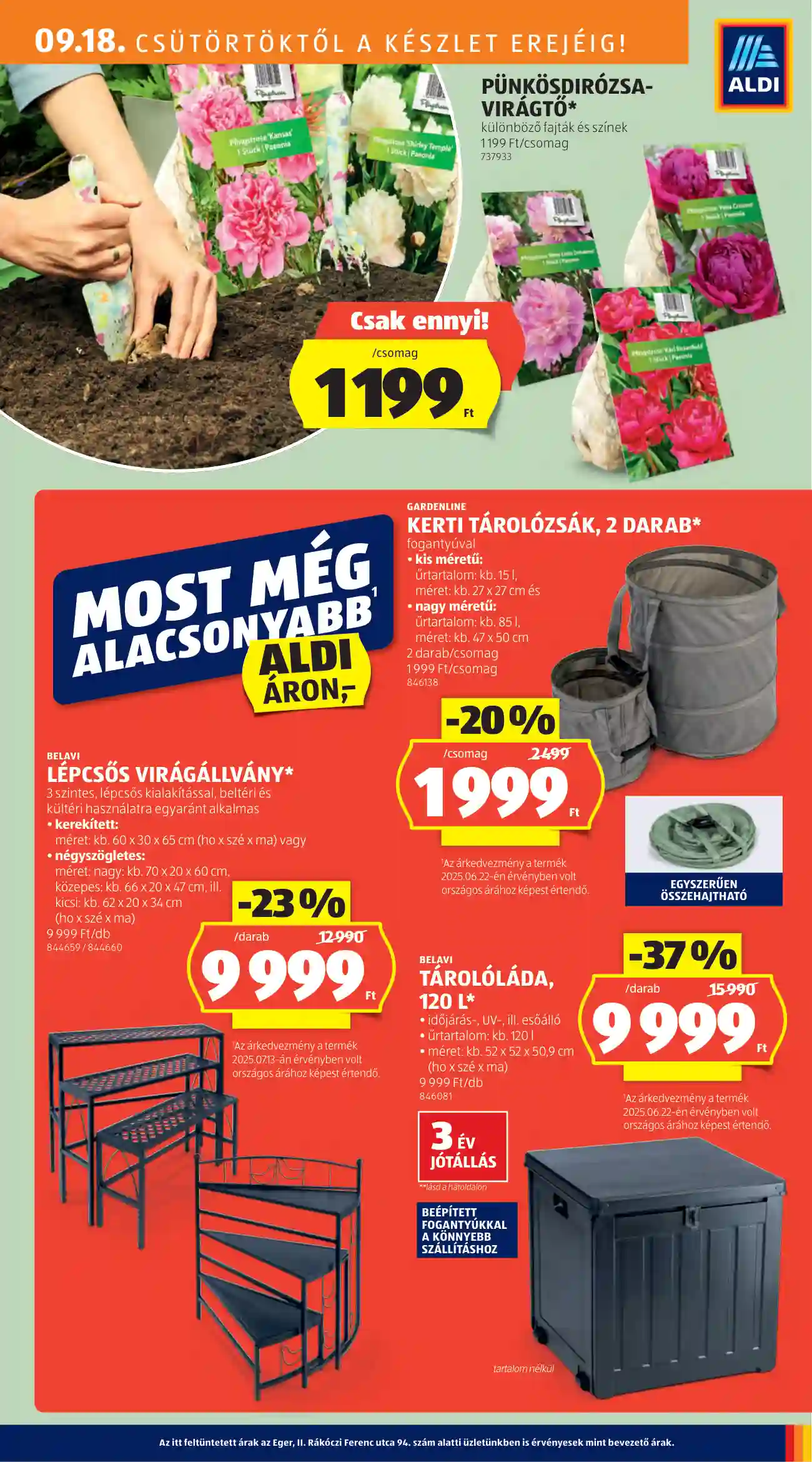 Aldi akciós újság 38. hét (16 oldal)