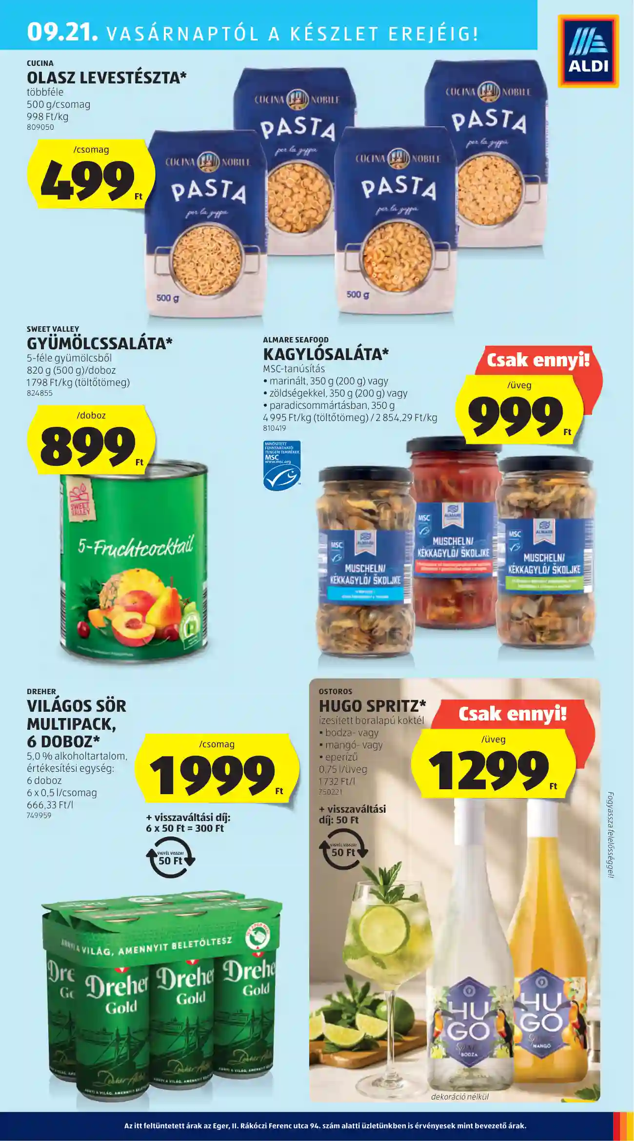 Aldi akciós újság 38. hét (20 oldal)