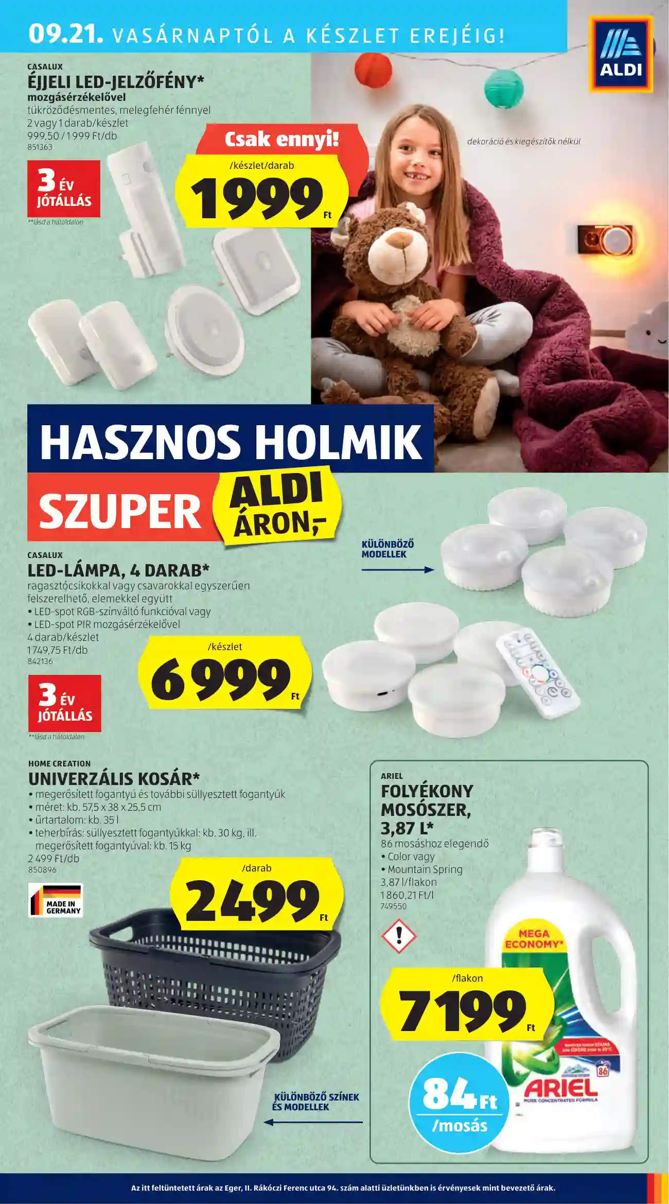 Aldi akciós újság 38. hét (22 oldal)