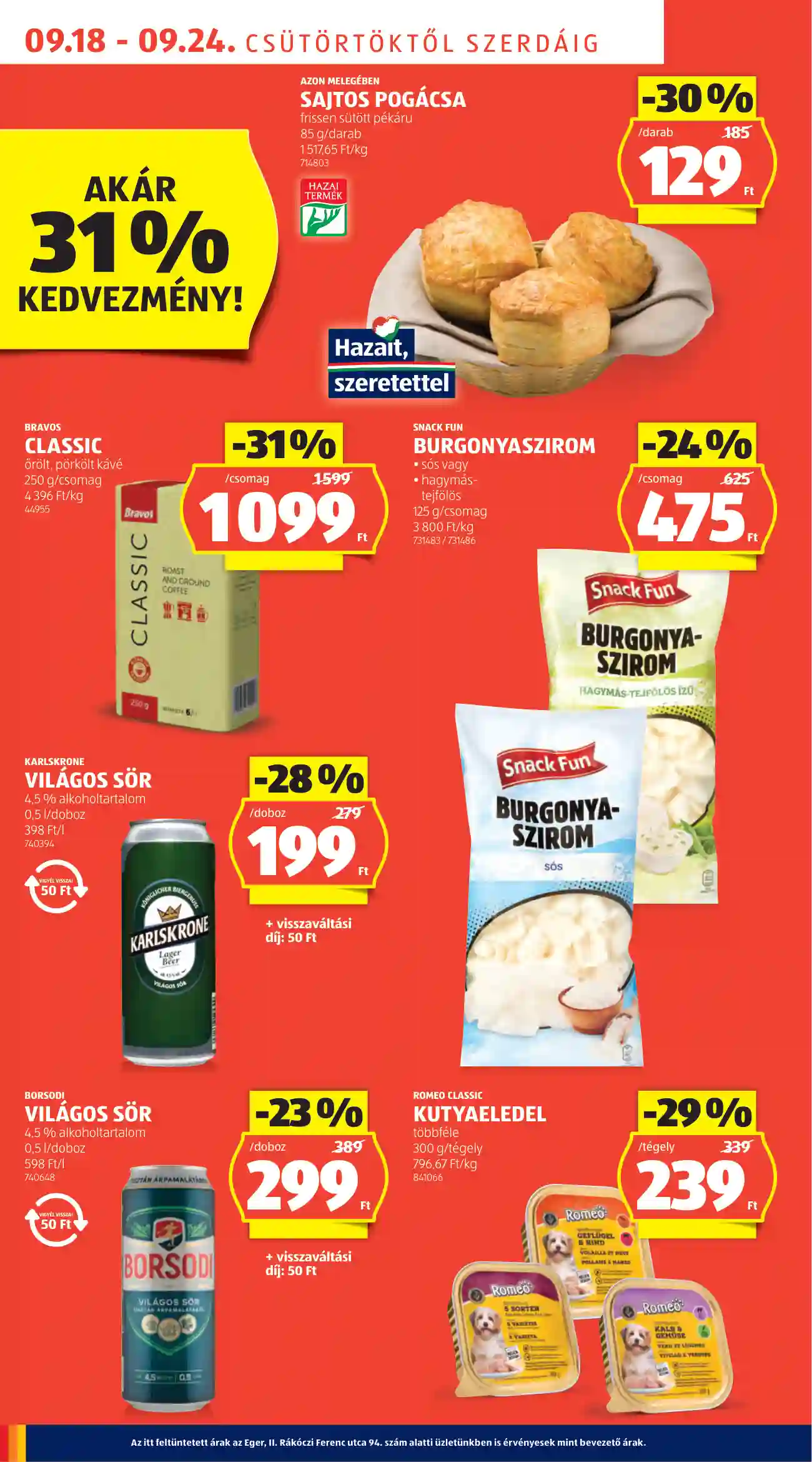 Aldi akciós újság 38. hét (39 oldal)