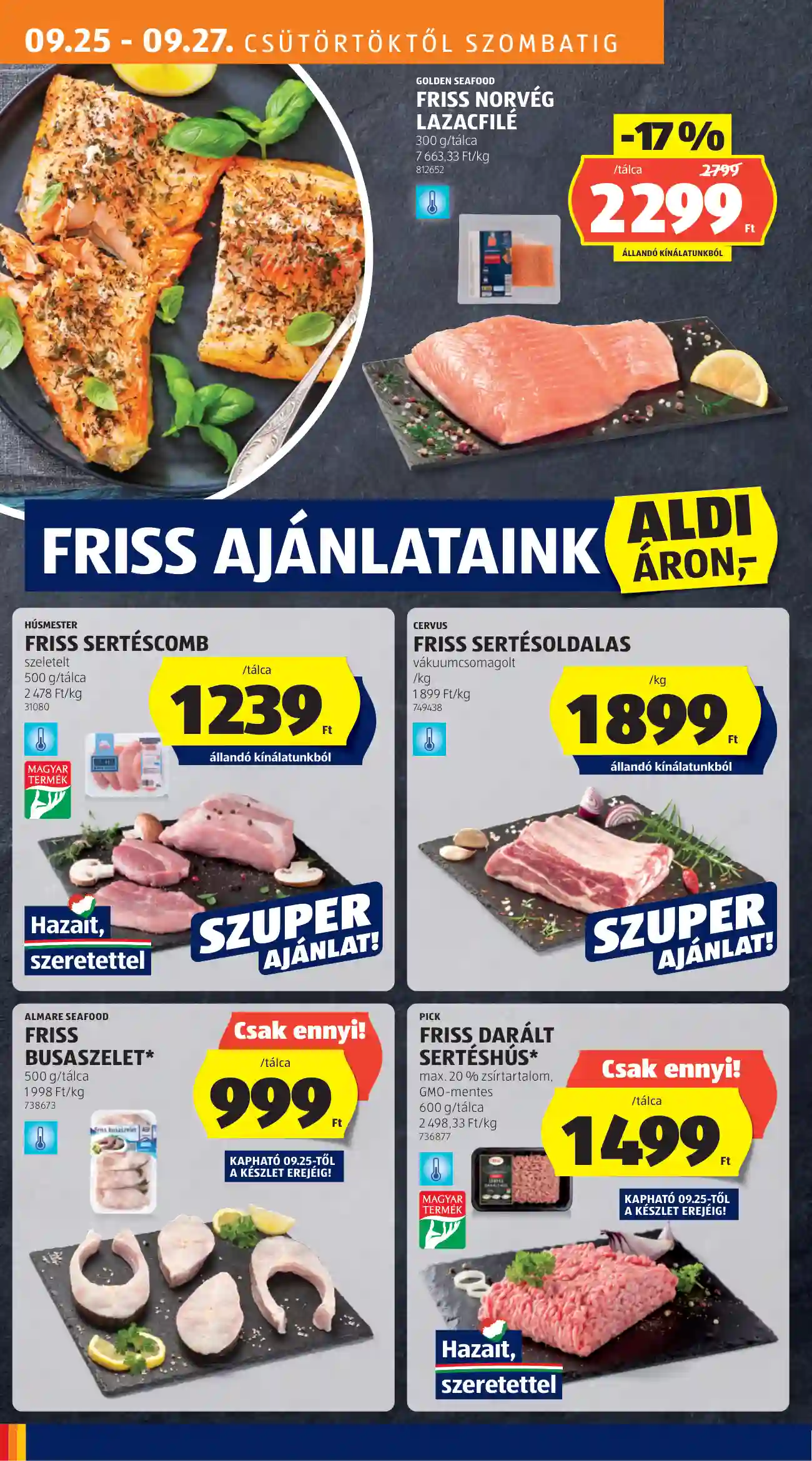 Aldi akciós újság 39. hét (4 oldal)
