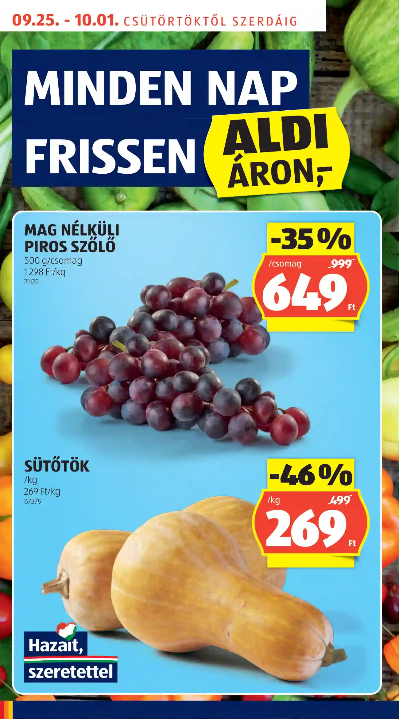 Aldi akciós újság 39. hét (6 oldal)