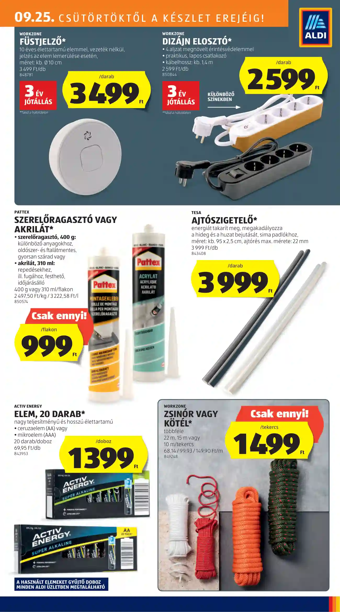 Aldi akciós újság 39. hét (18 oldal)