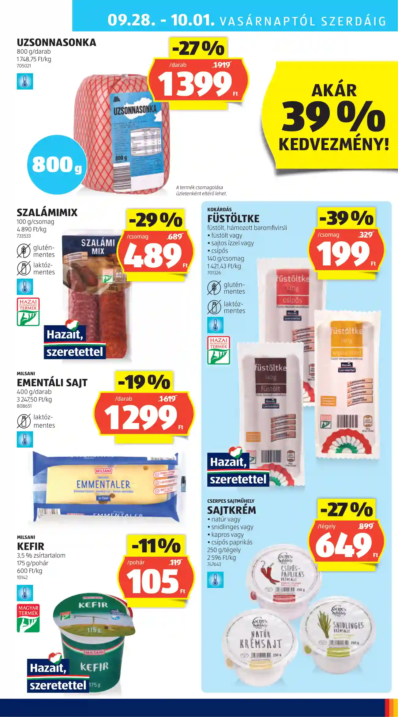 Aldi akciós újság 39. hét (20 oldal)