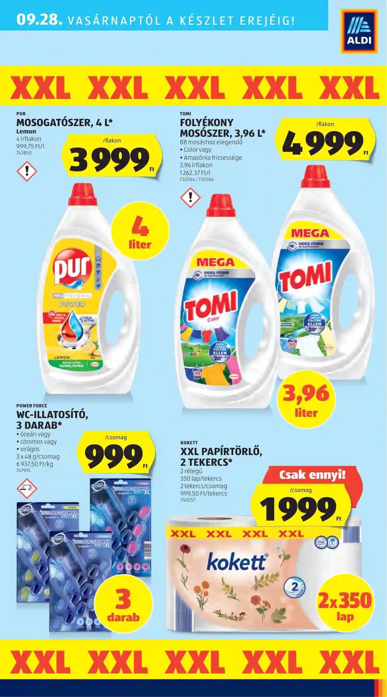 Aldi akciós újság 39. hét (29 oldal)