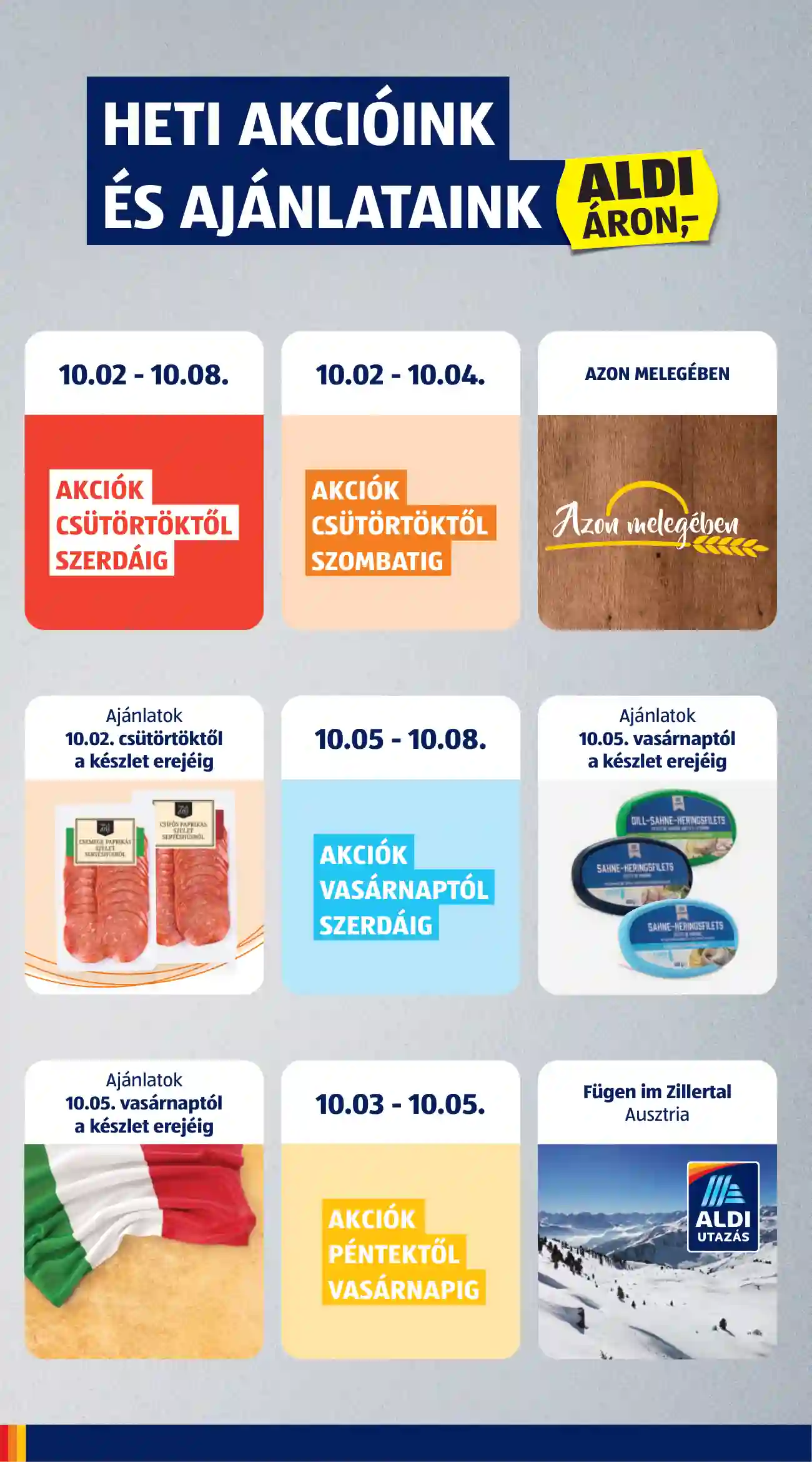 Aldi akciós újság 40. hét (2 oldal)