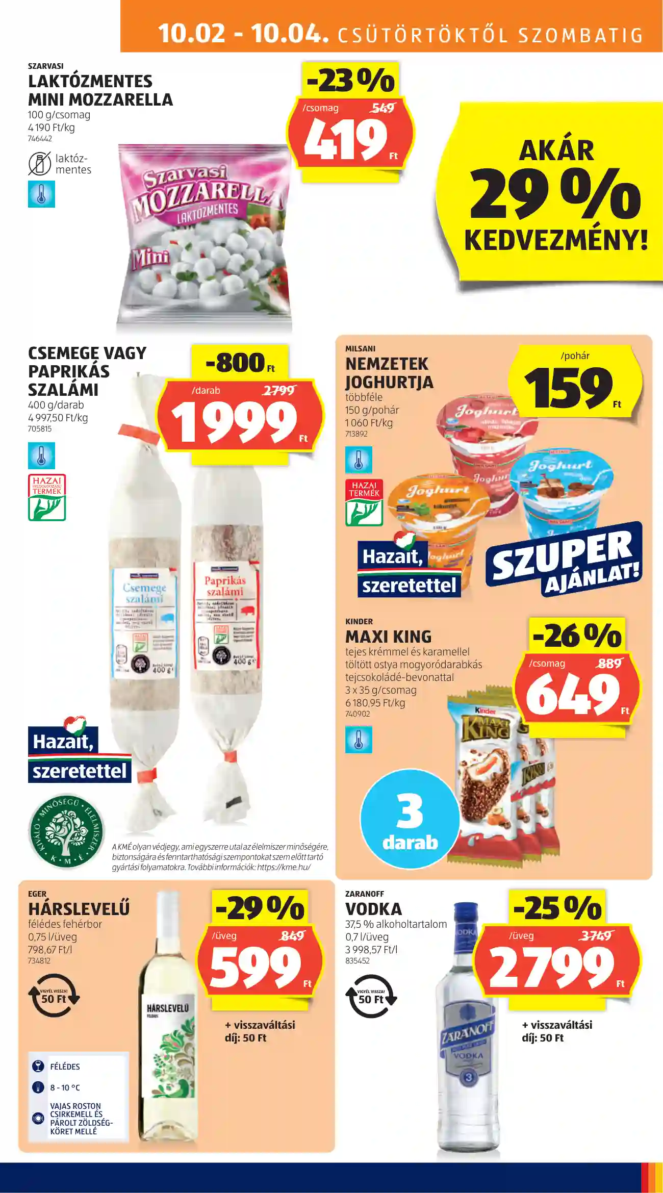 Aldi akciós újság 40. hét (3 oldal)