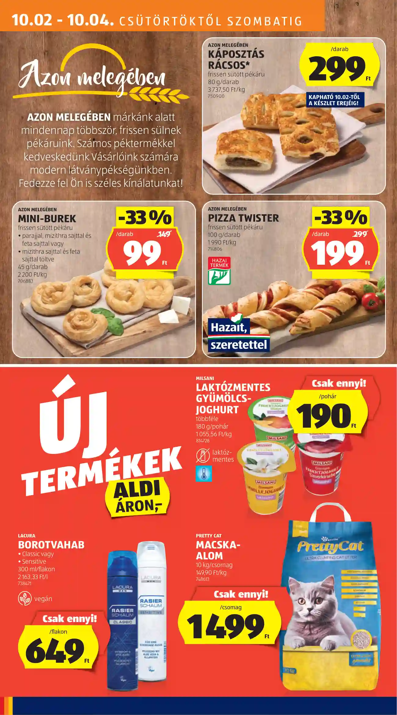 Aldi akciós újság 40. hét (4 oldal)
