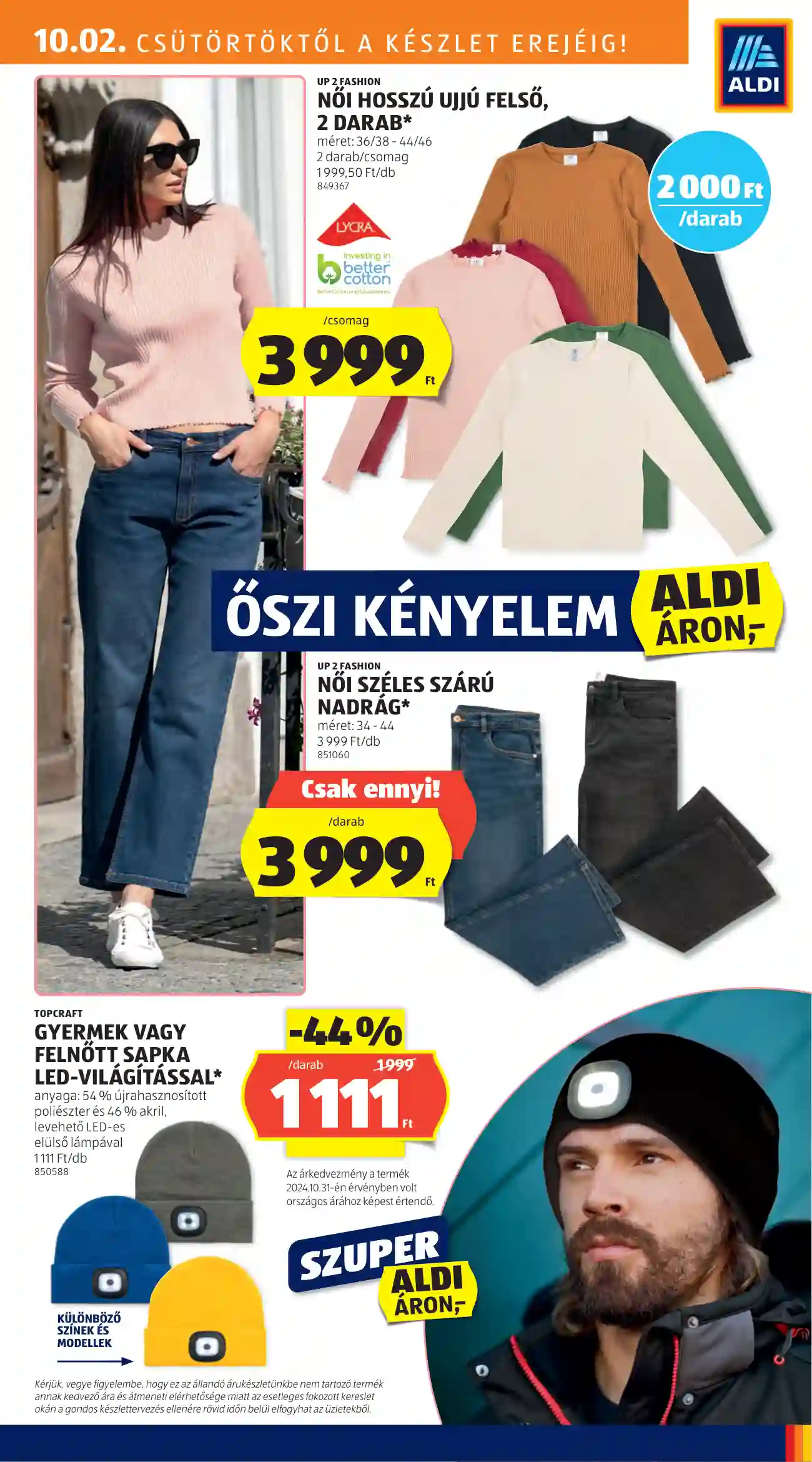 Aldi akciós újság 40. hét (11 oldal)