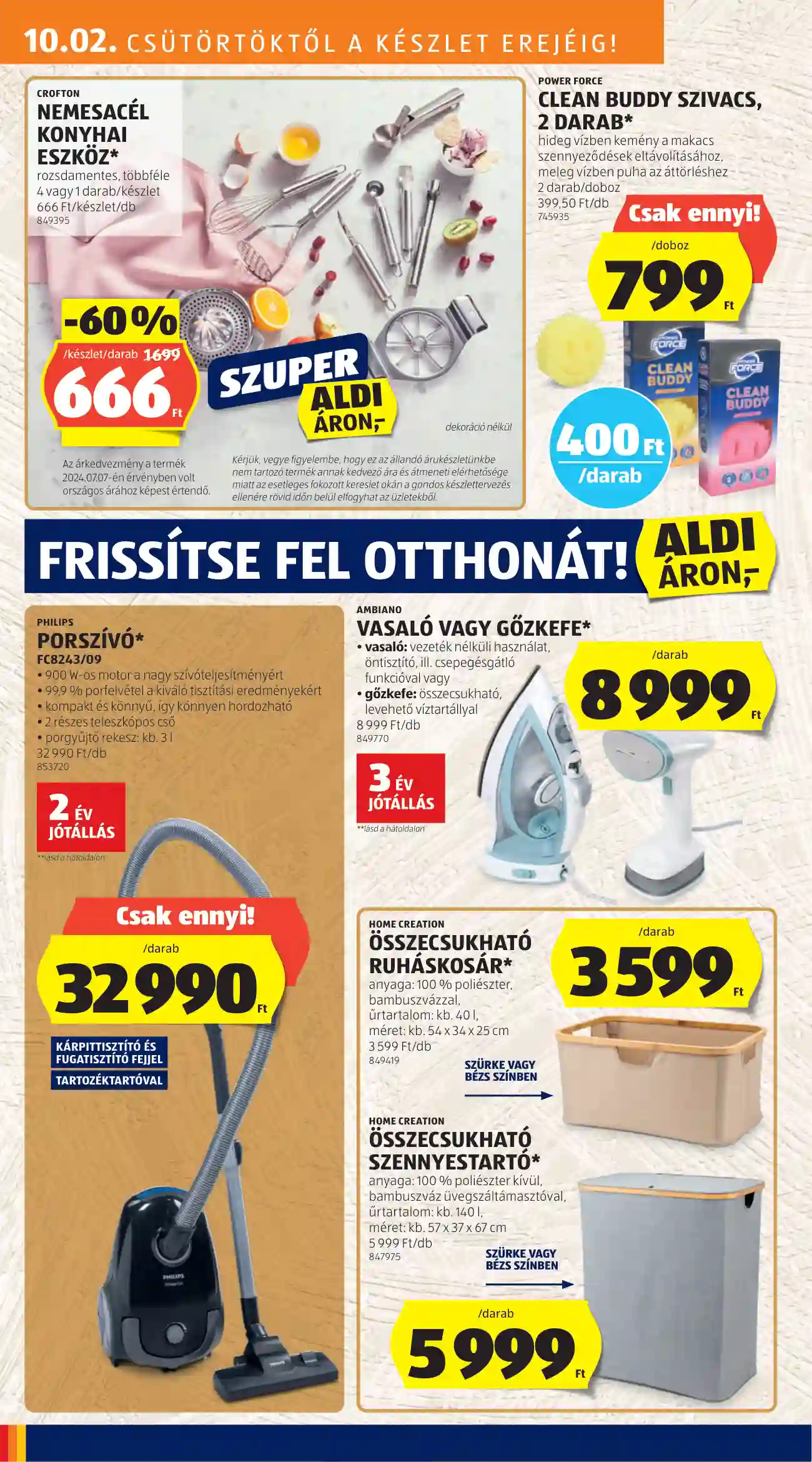Aldi akciós újság 40. hét (15 oldal)