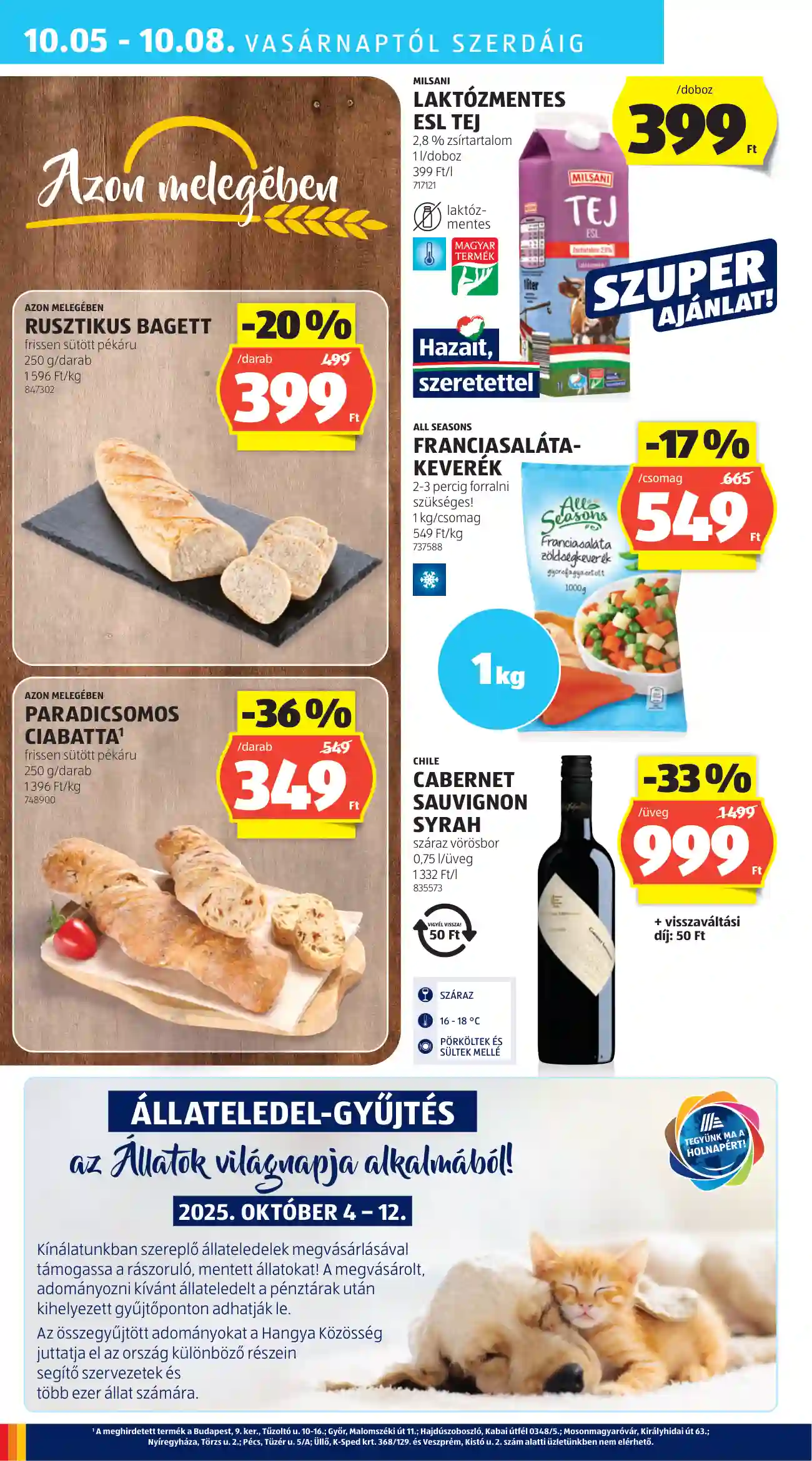 Aldi akciós újság 40. hét (21 oldal)