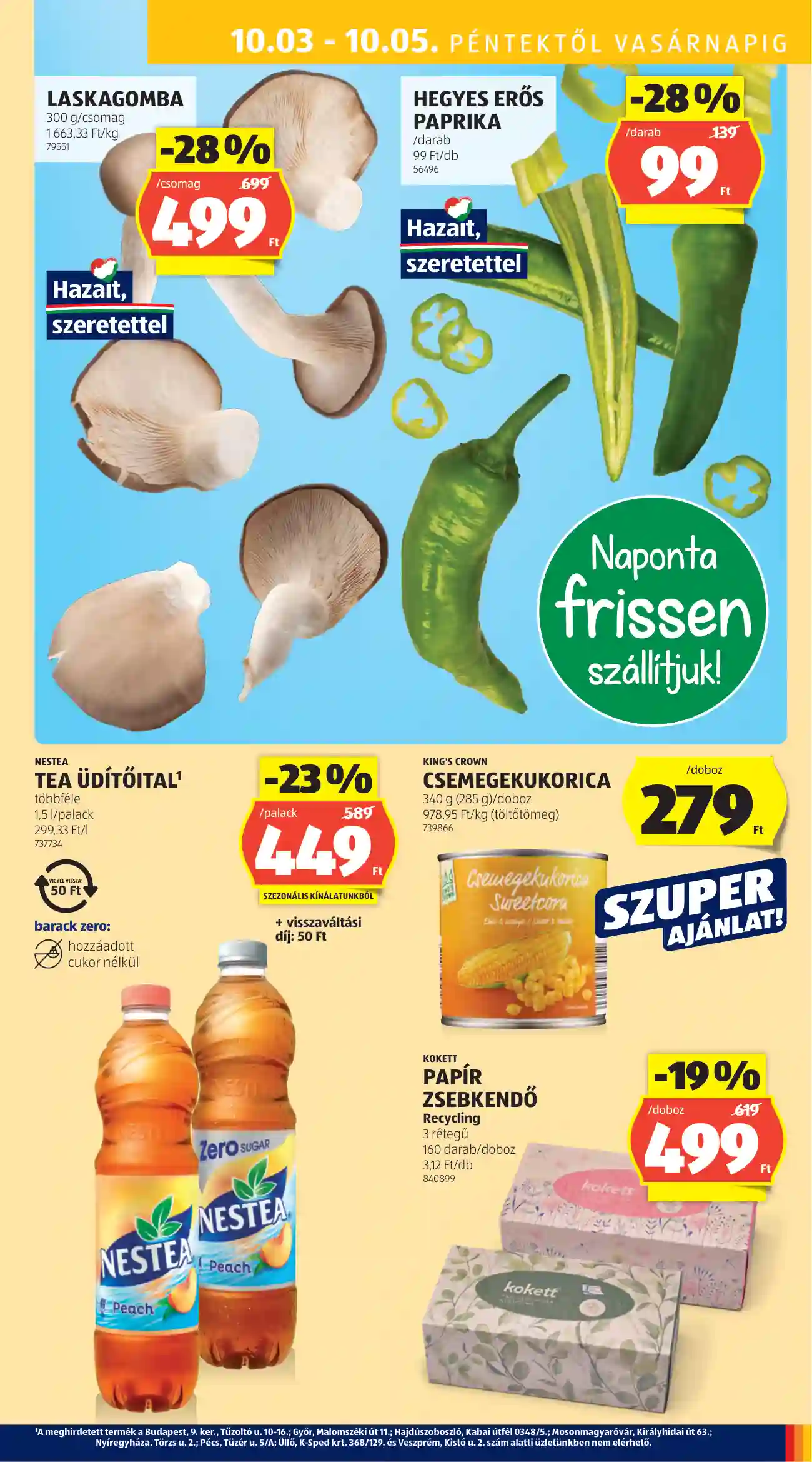 Aldi akciós újság 40. hét (33 oldal)