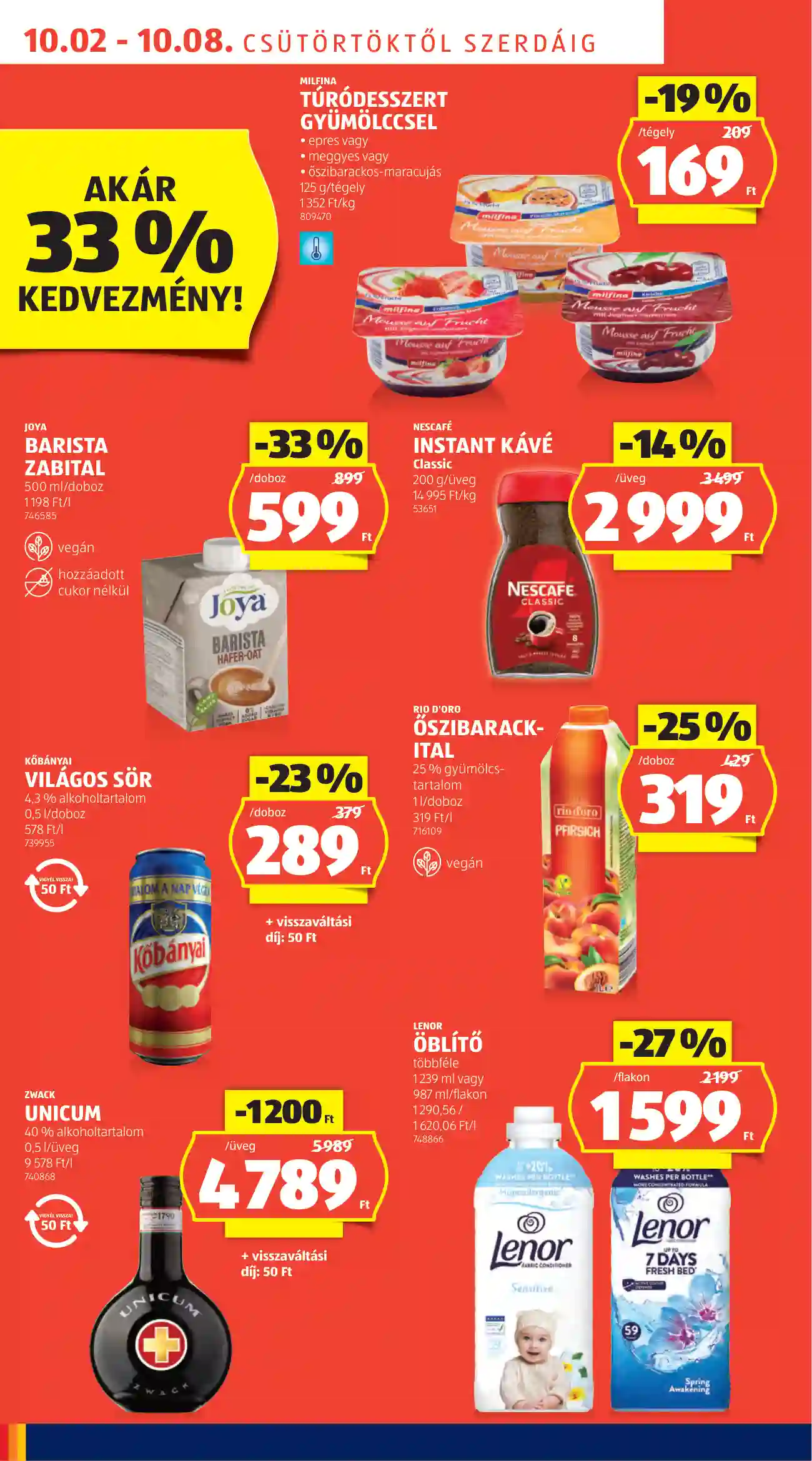 Aldi akciós újság 40. hét (40 oldal)