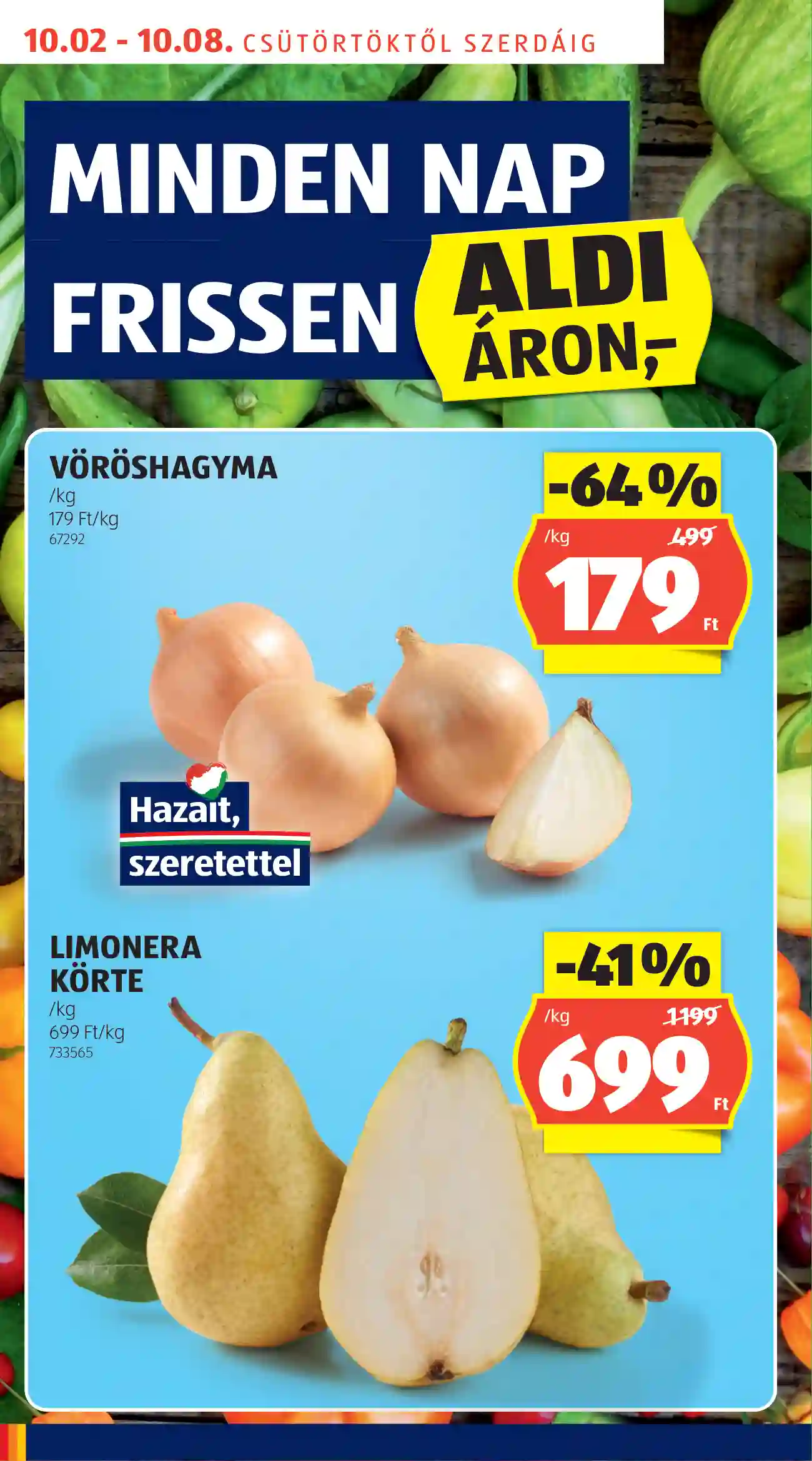 Aldi akciós újság 40. hét (42 oldal)