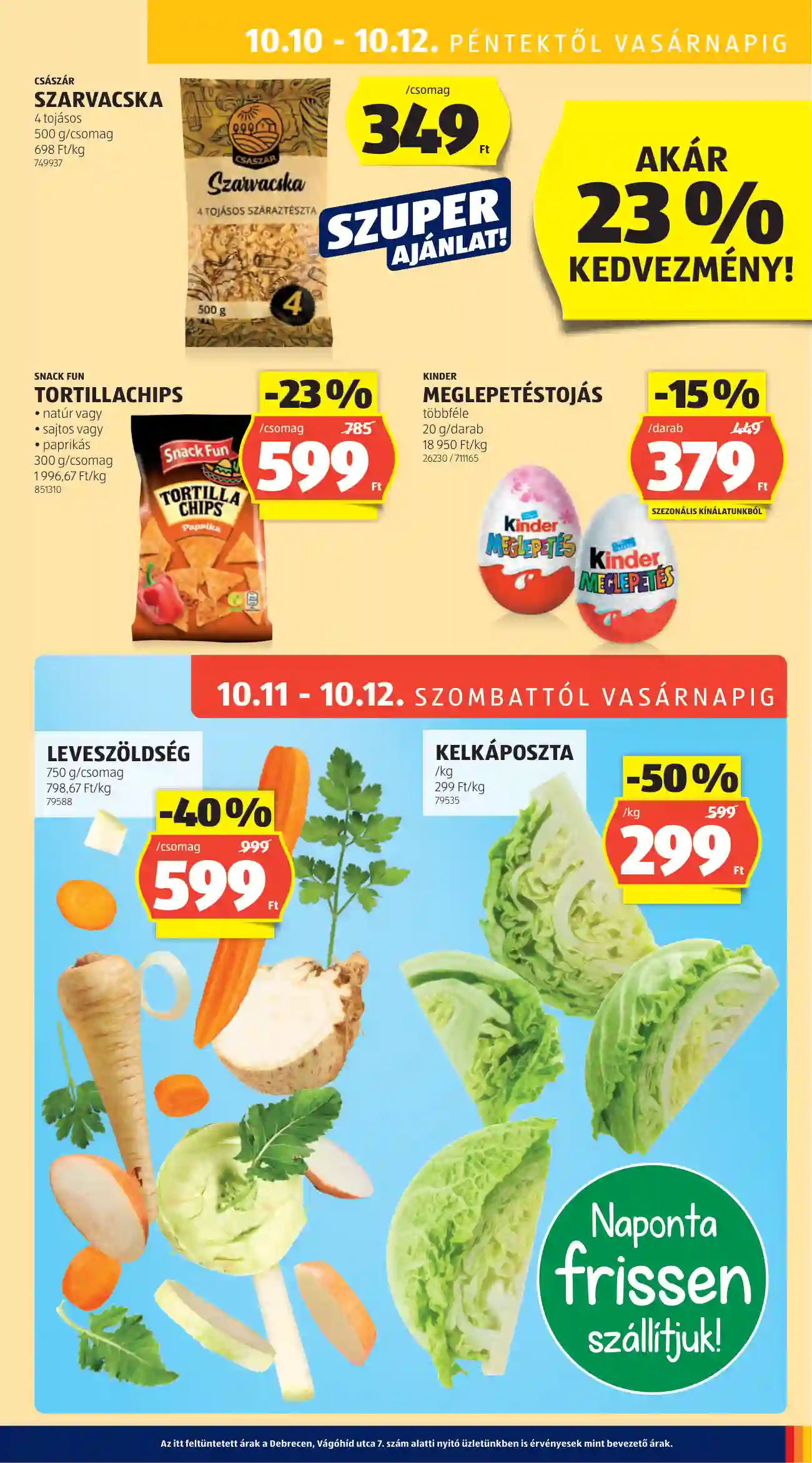 Aldi akciós újság 41. hét (40 oldal)