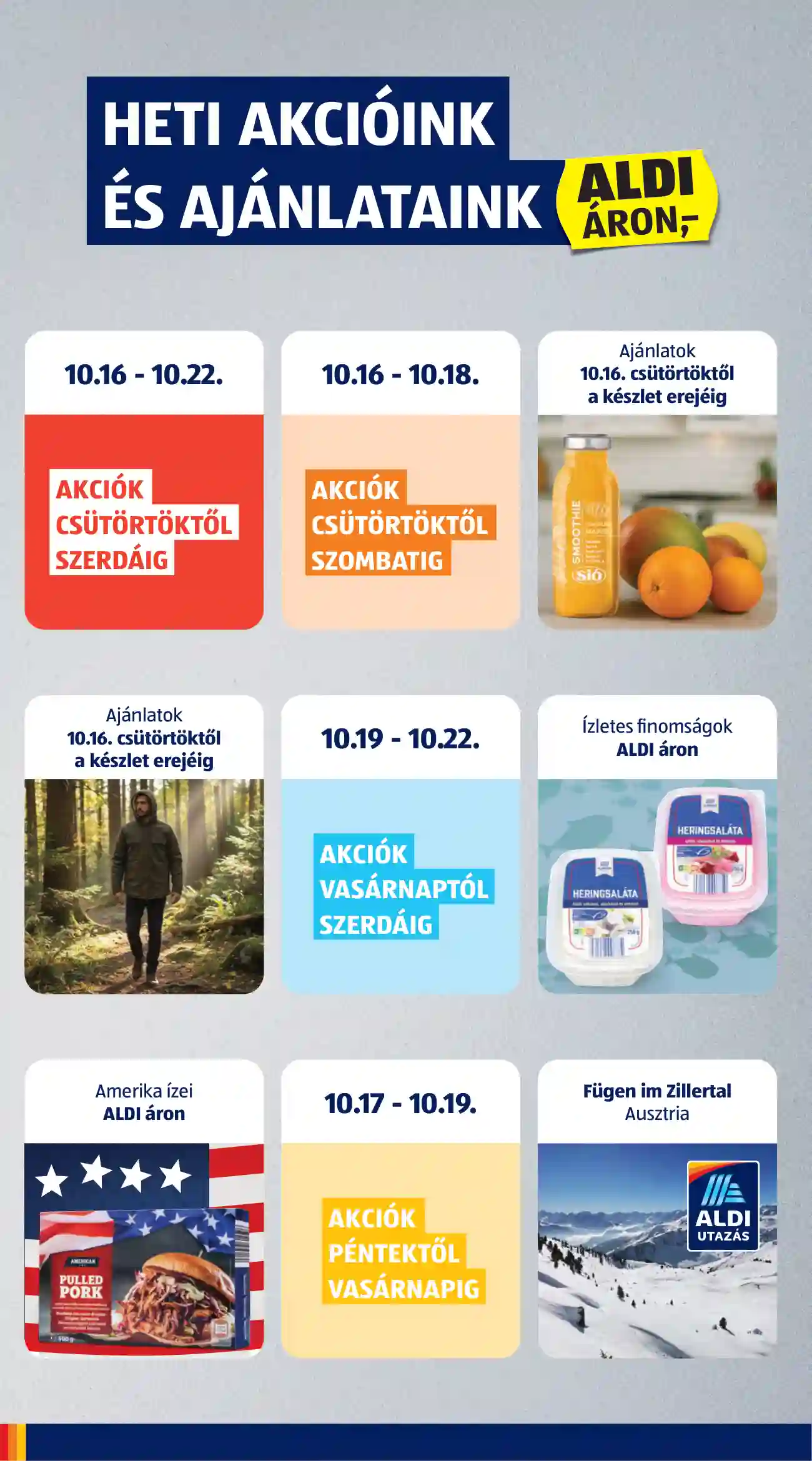 Aldi akciós újság 42. hét (2 oldal)