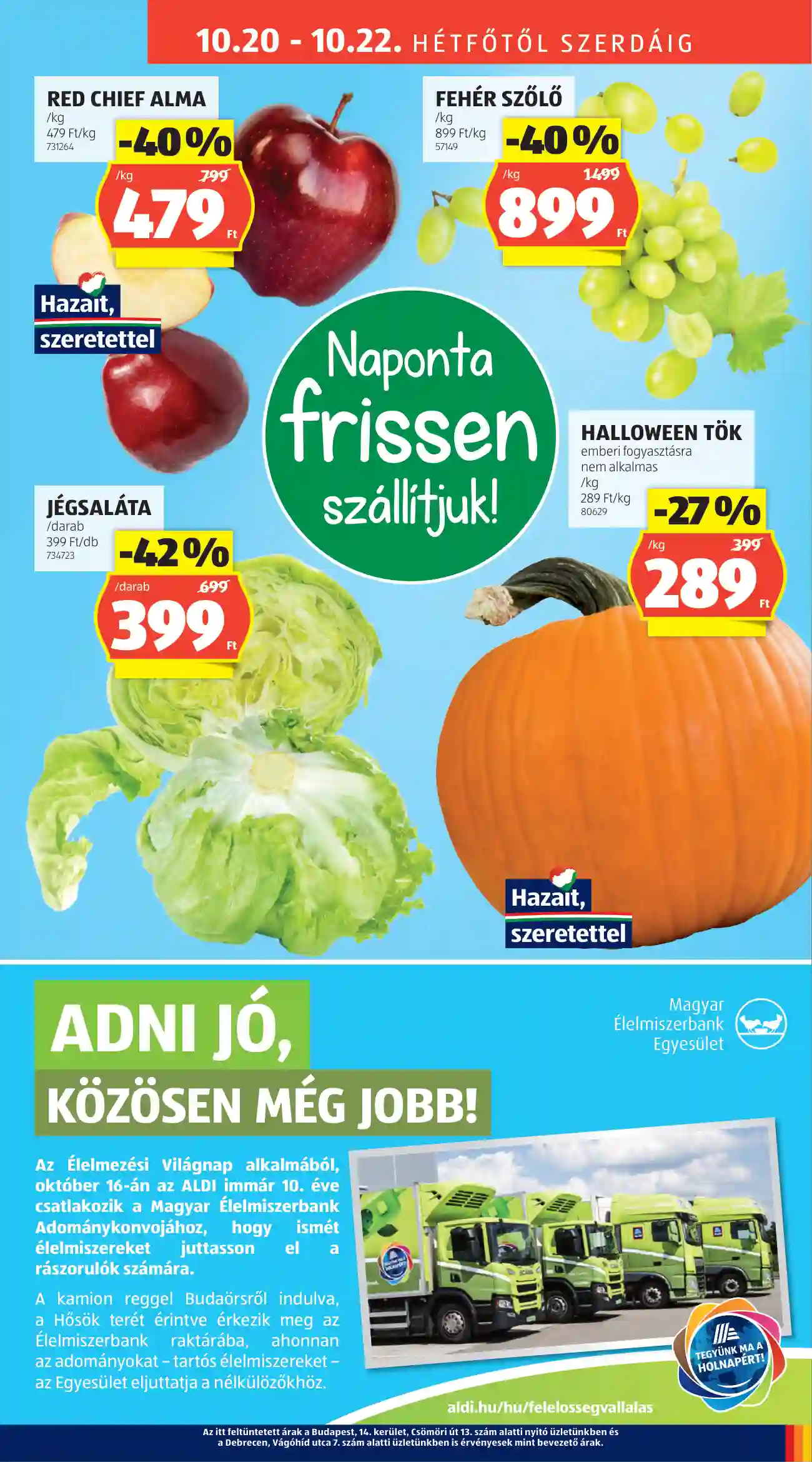 Aldi akciós újság 42. hét (25 oldal)
