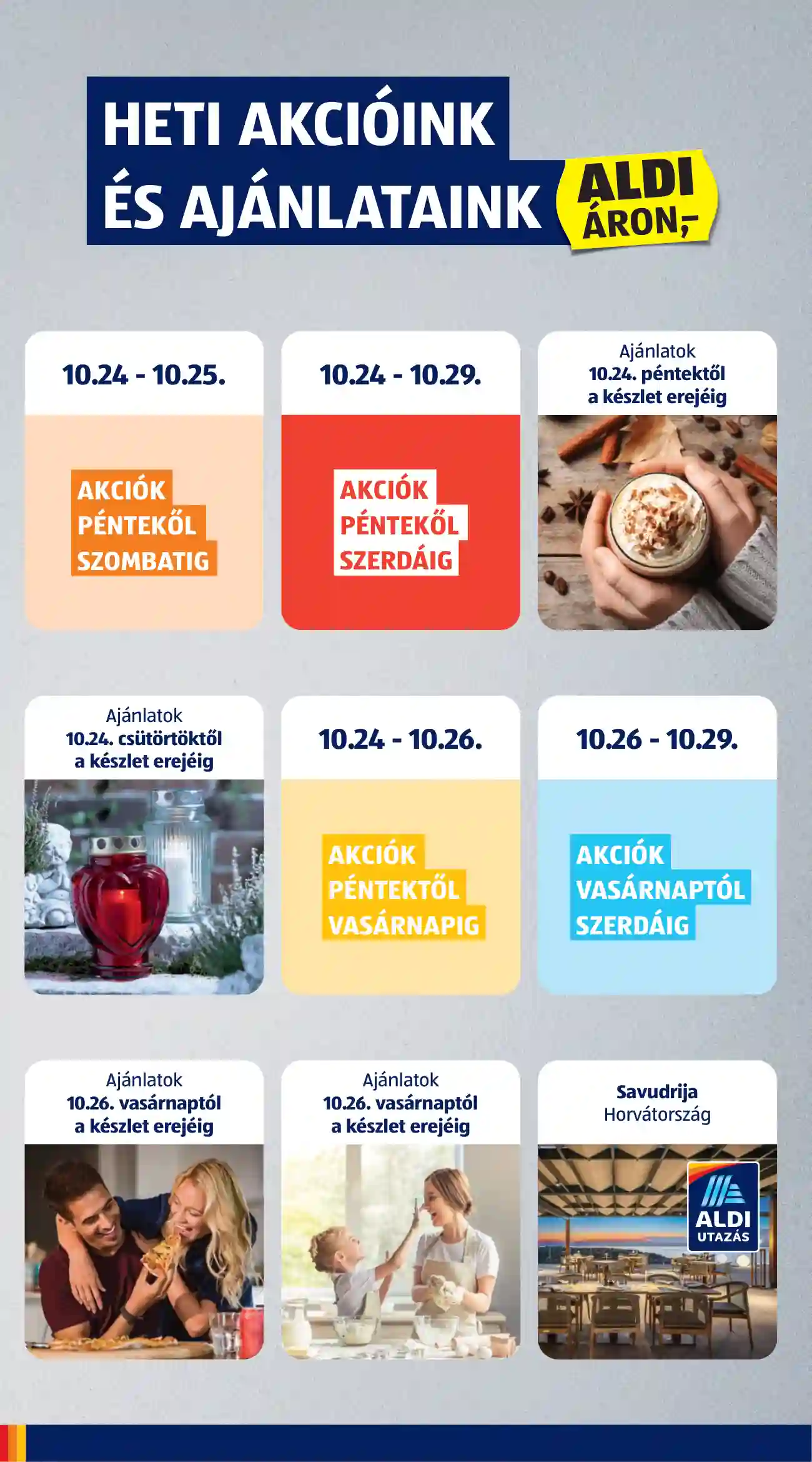 Aldi akciós újság 43. hét (2 oldal)