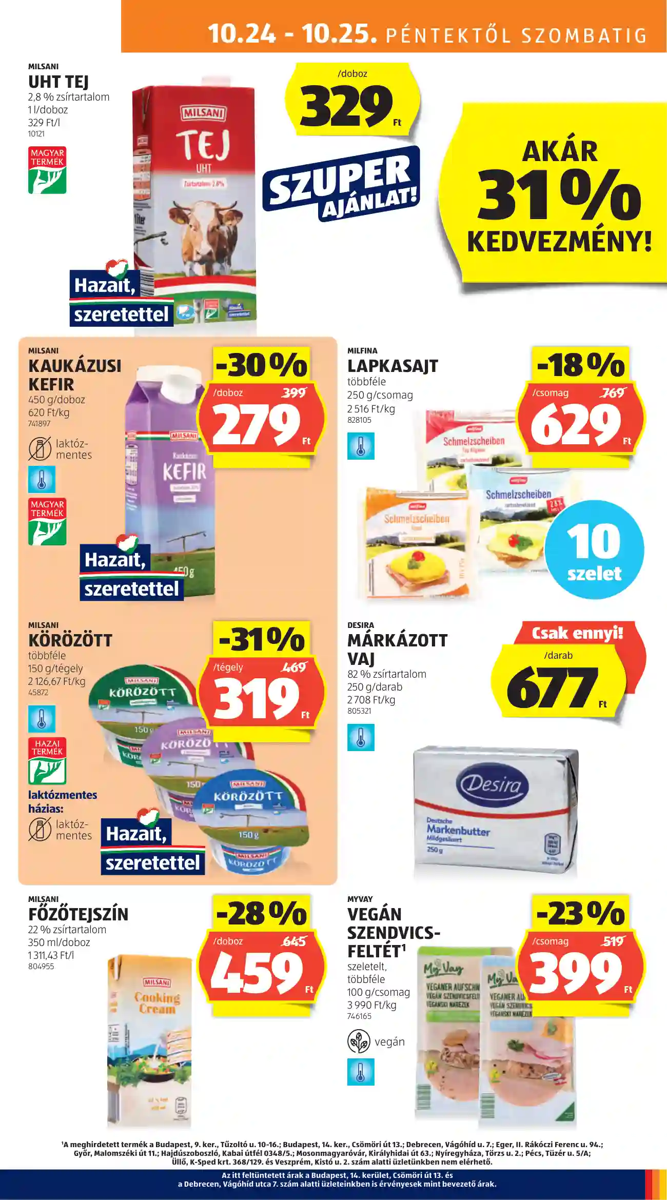 Aldi akciós újság 43. hét (3 oldal)
