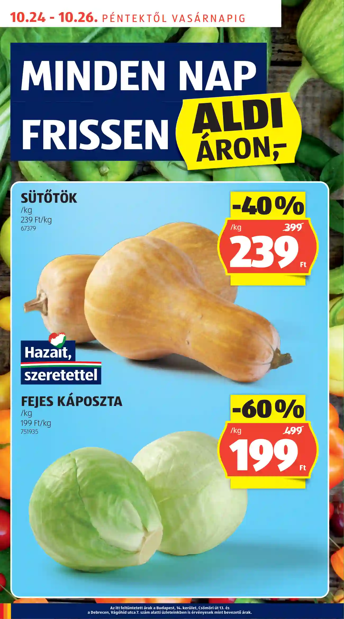 Aldi akciós újság 43. hét (6 oldal)