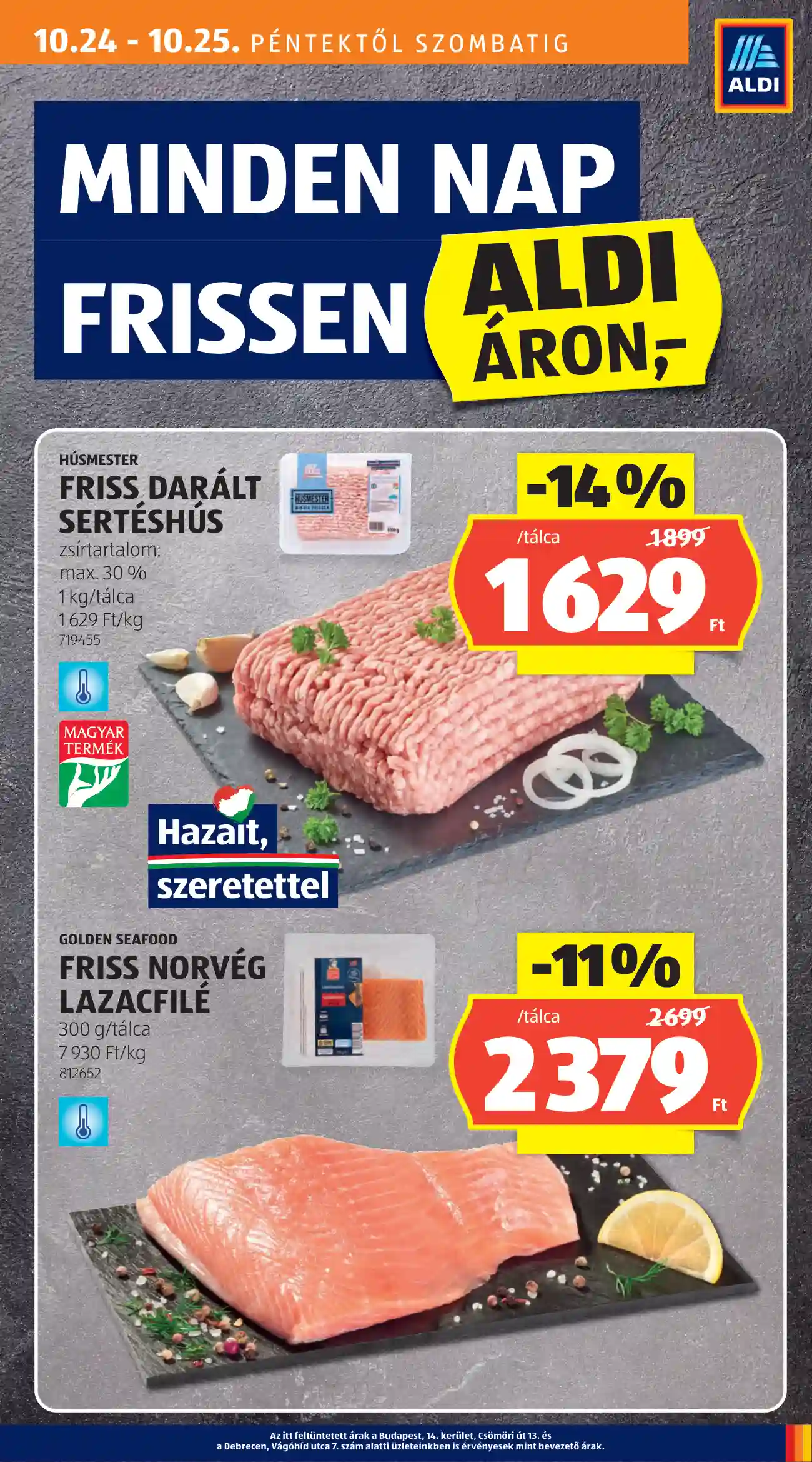 Aldi akciós újság 43. hét (14 oldal)