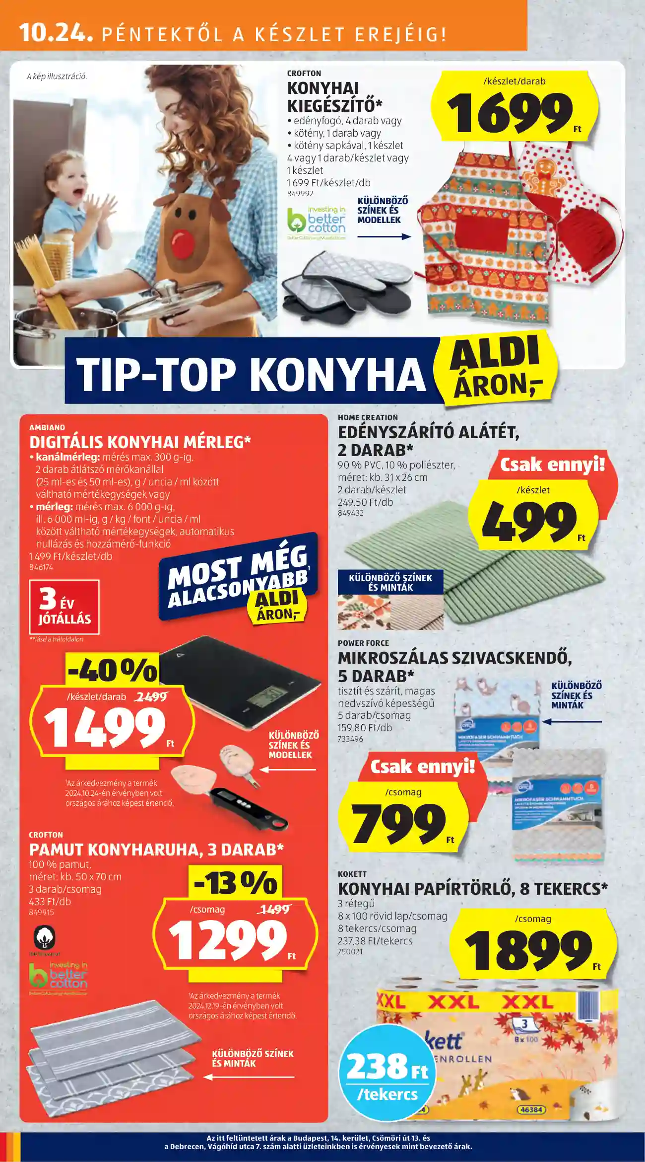 Aldi akciós újság 43. hét (15 oldal)