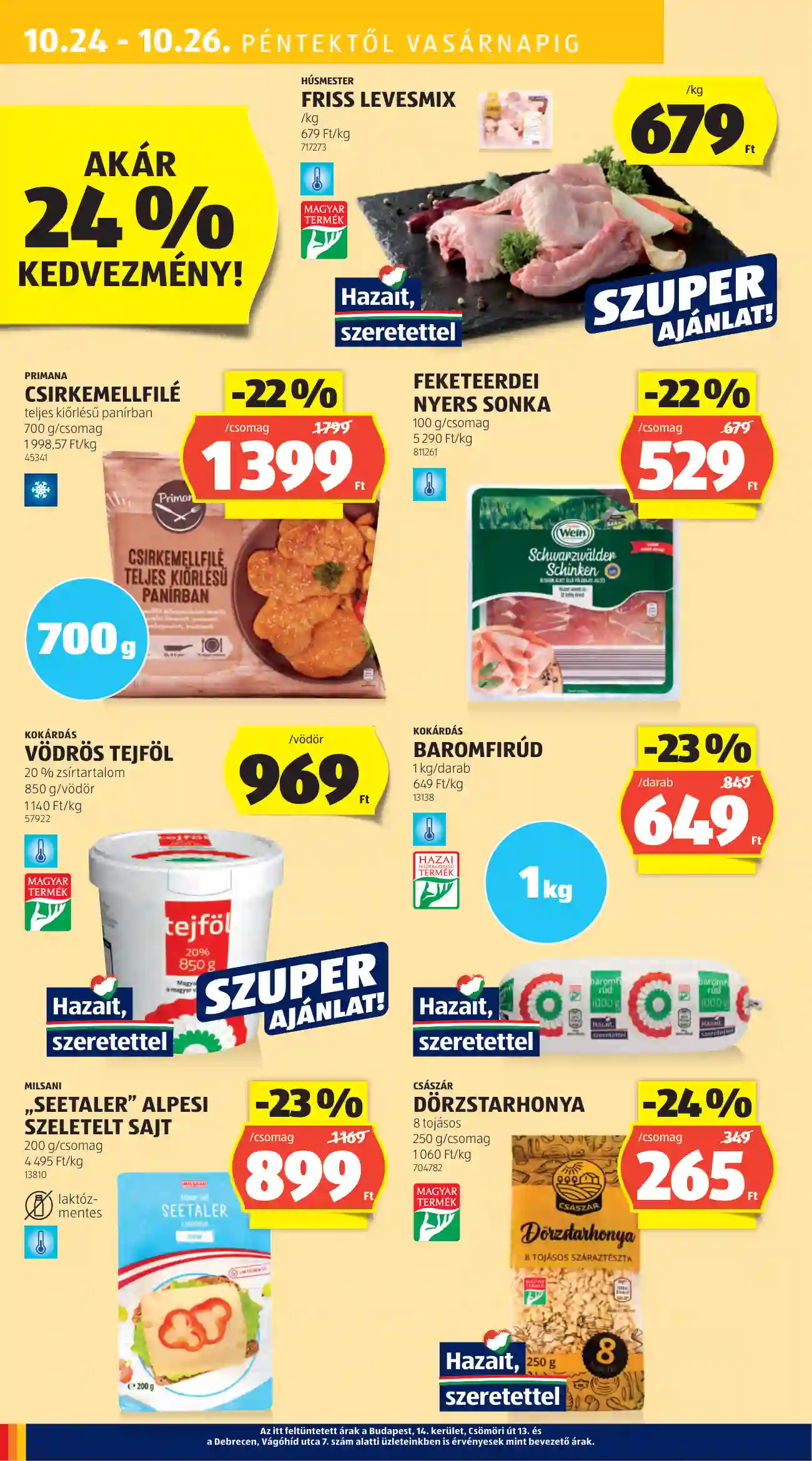 Aldi akciós újság 43. hét (21 oldal)
