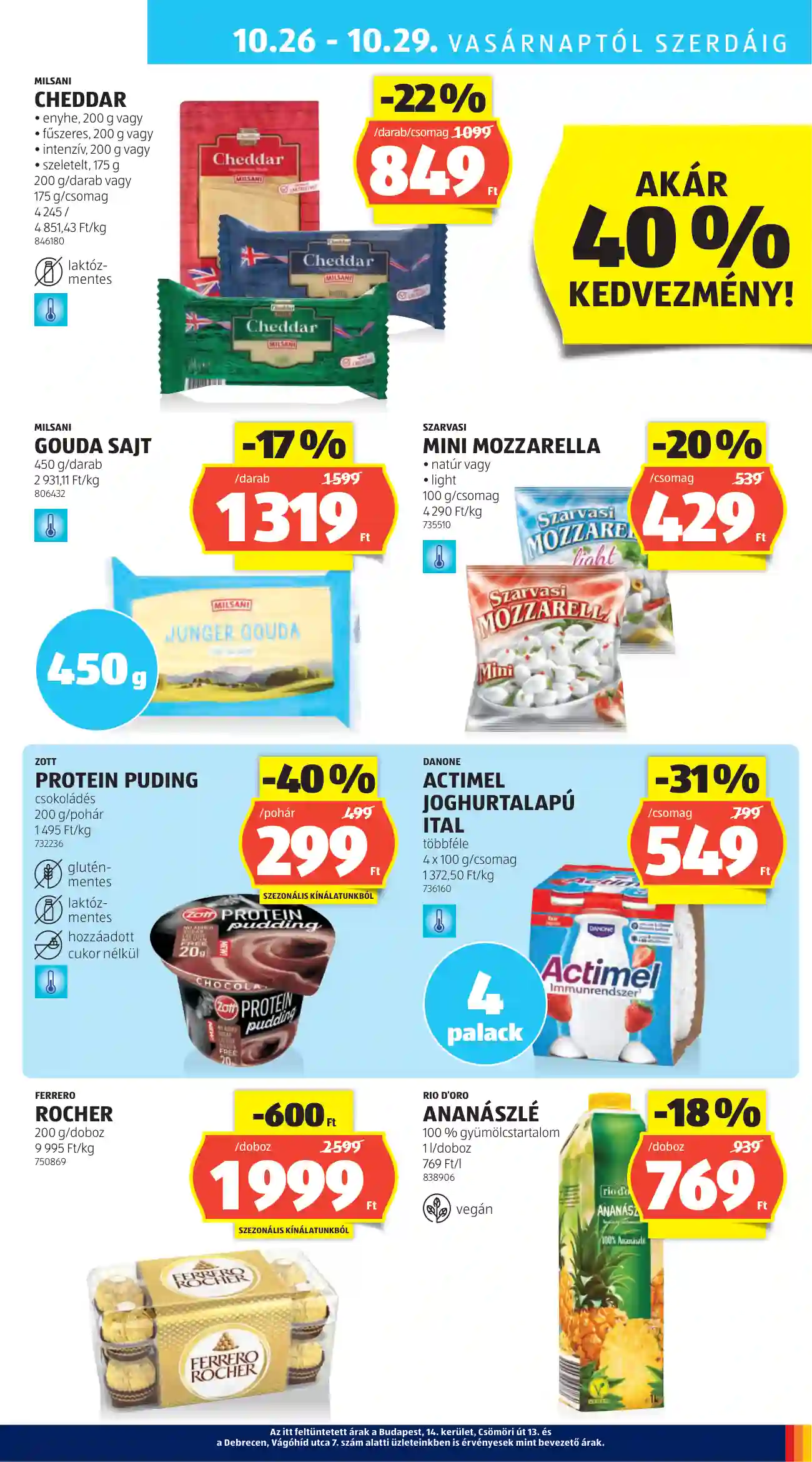 Aldi akciós újság 43. hét (25 oldal)