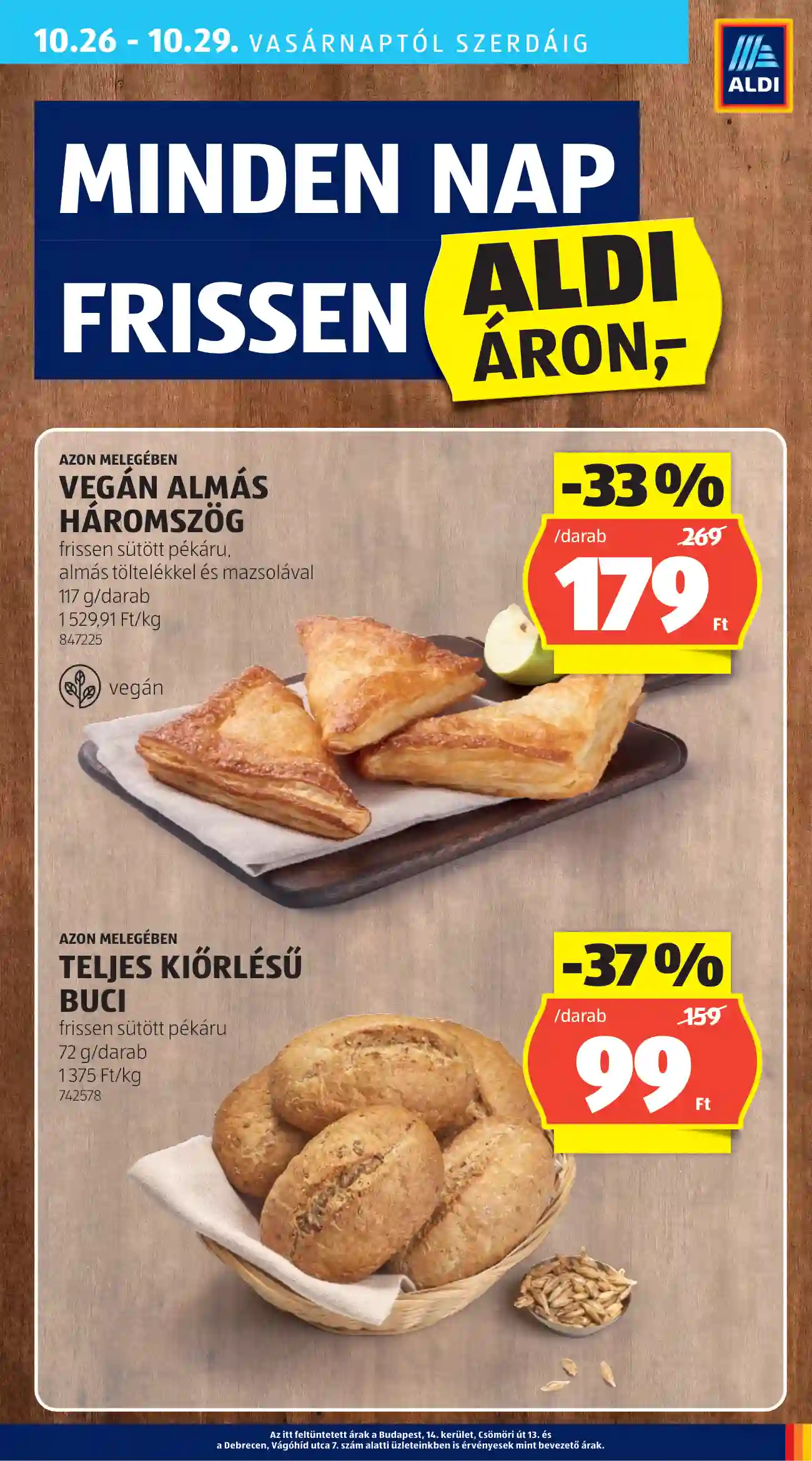 Aldi akciós újság 43. hét (27 oldal)