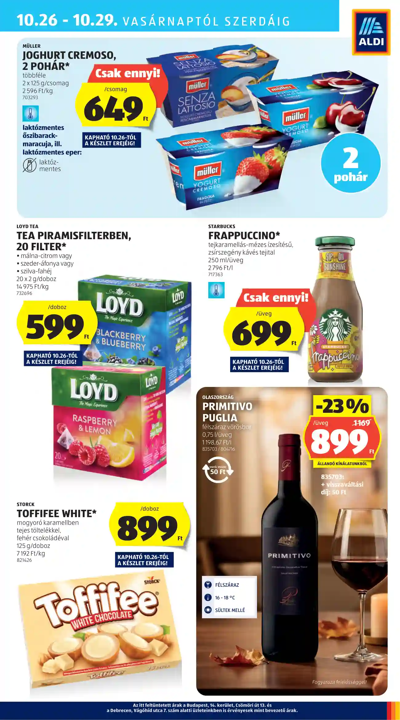 Aldi akciós újság 43. hét (31 oldal)