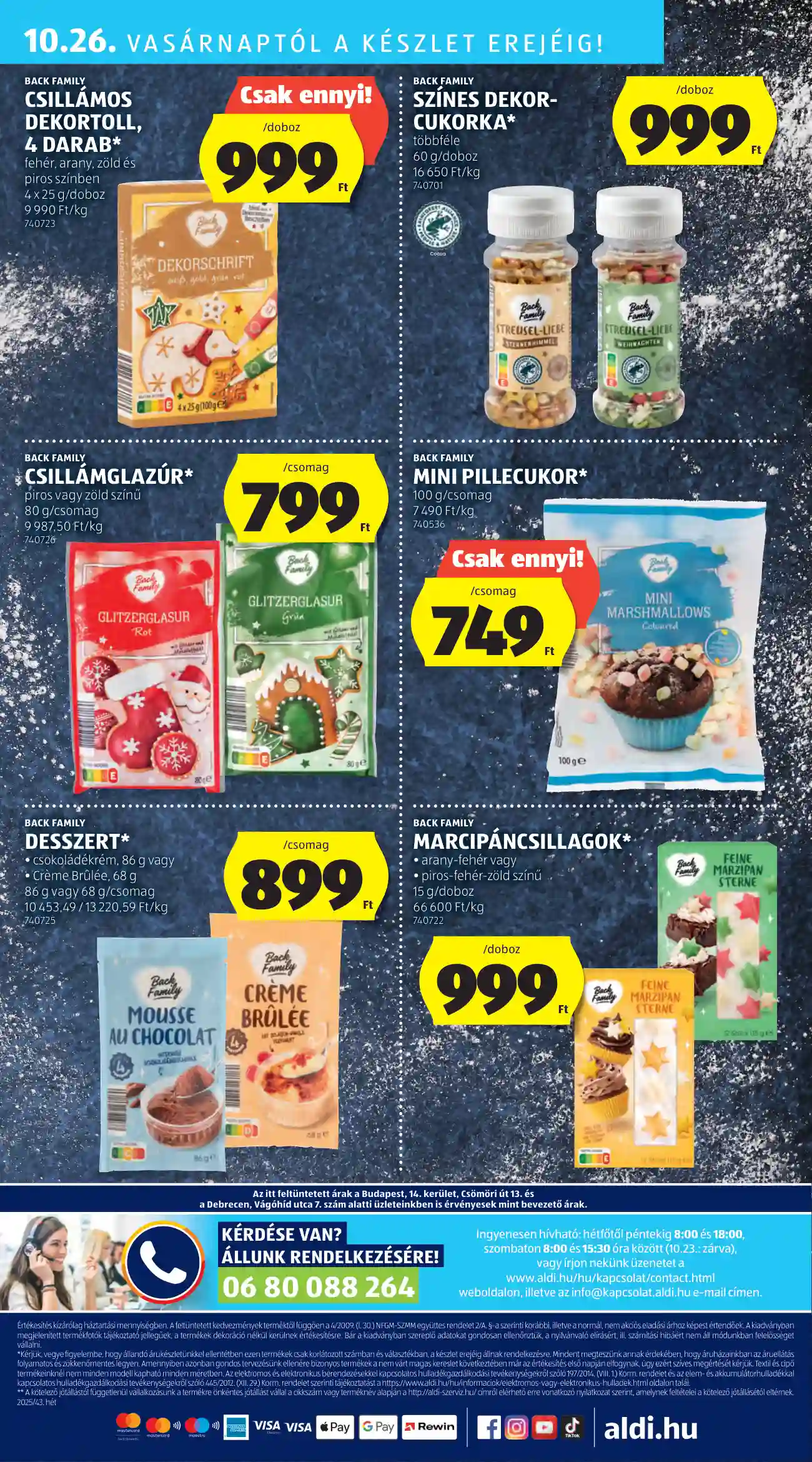 Aldi akciós újság 43. hét (43 oldal)