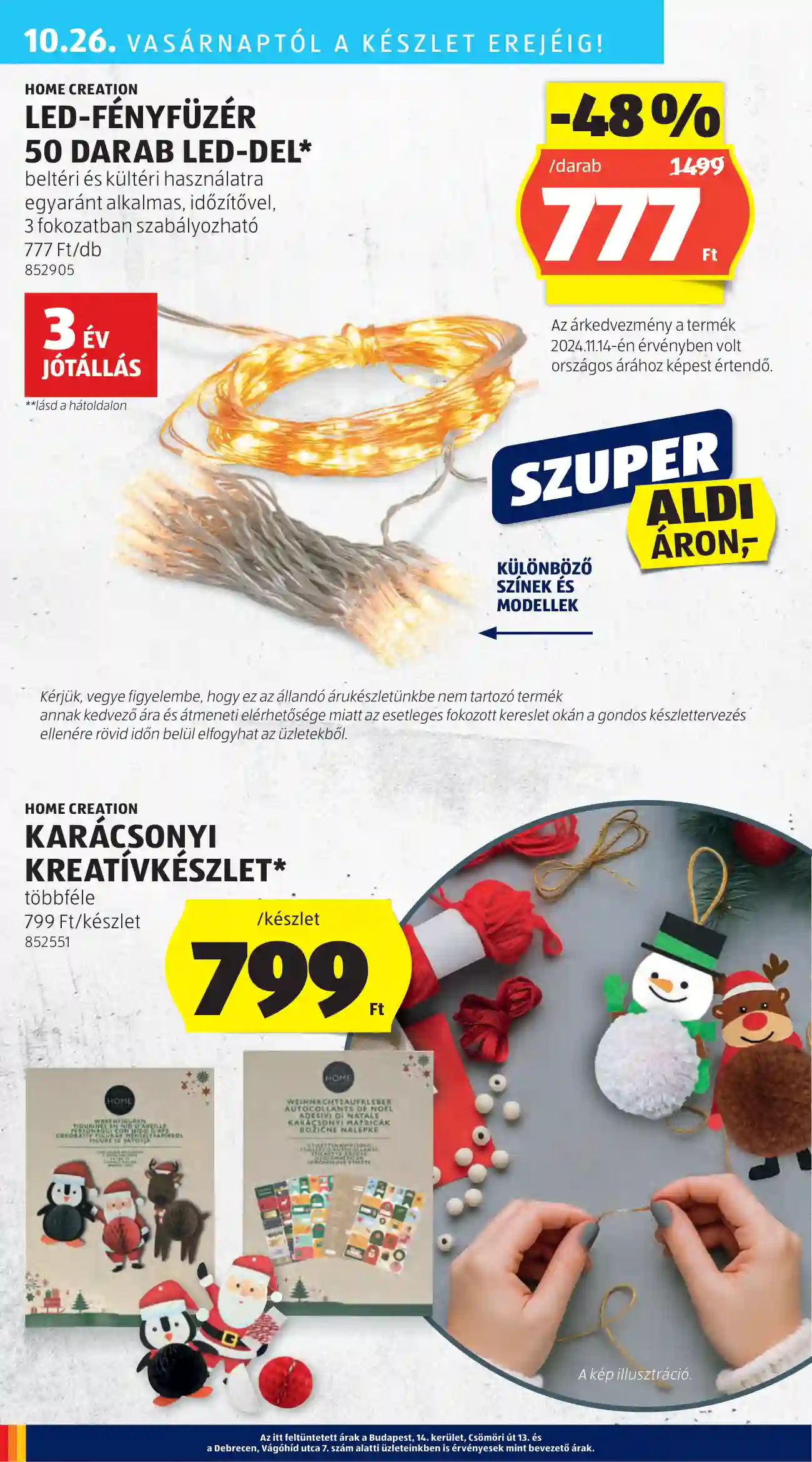 Aldi akciós újság 43. hét (46 oldal)