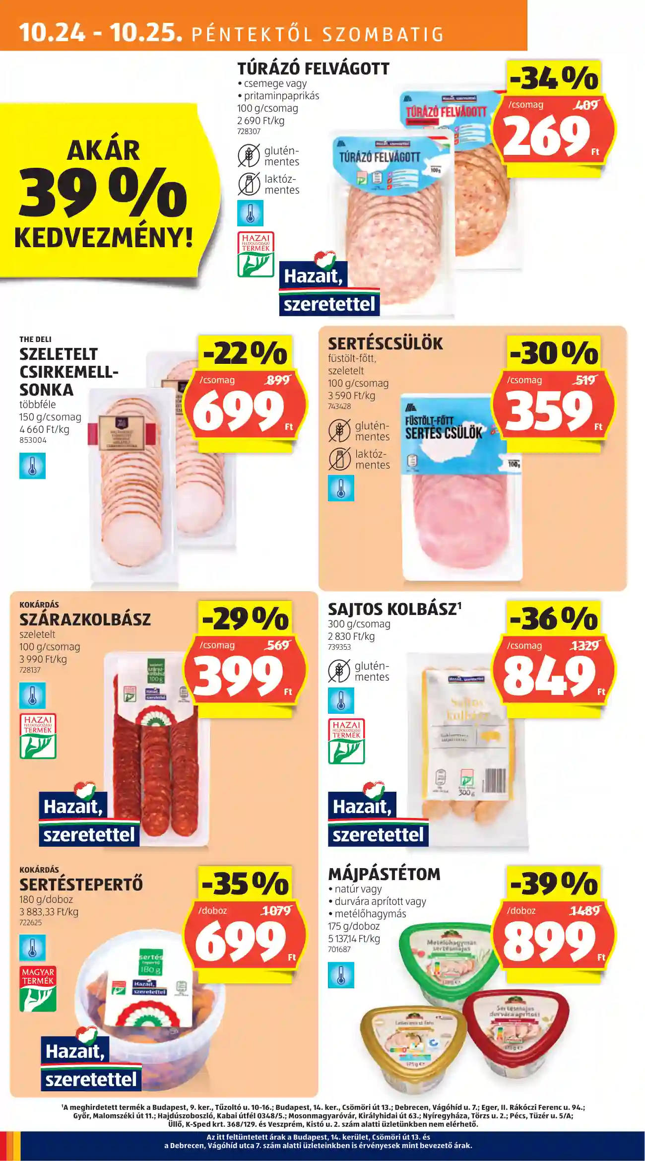Aldi akciós újság 43. hét (51 oldal)
