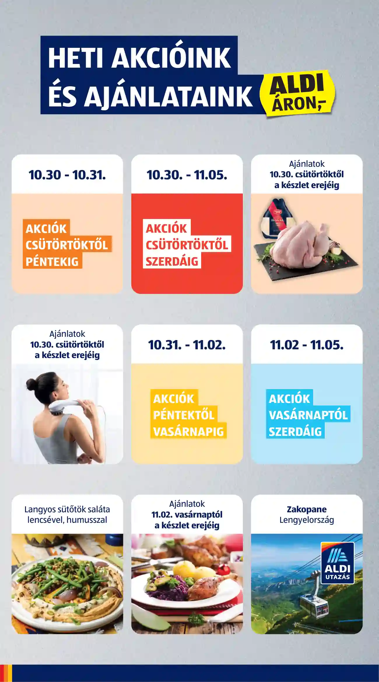 Aldi akciós újság 44. hét (2 oldal)