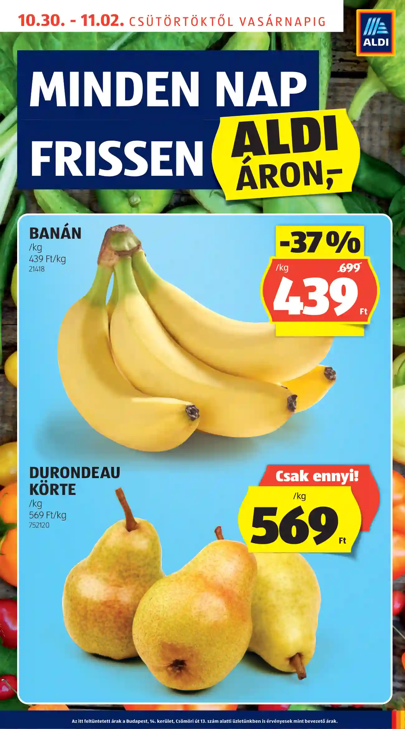 Aldi akciós újság 44. hét (5 oldal)