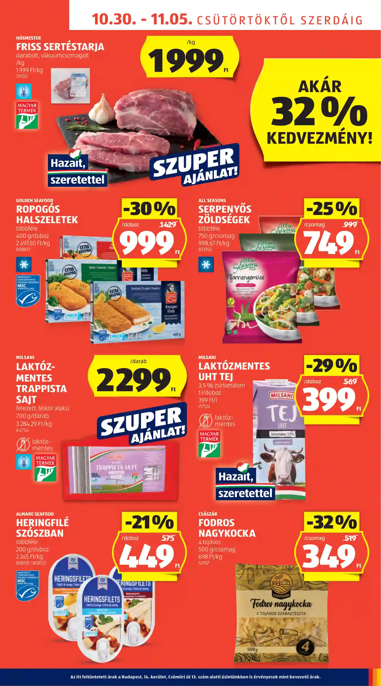 Aldi akciós újság 44. hét (7 oldal)