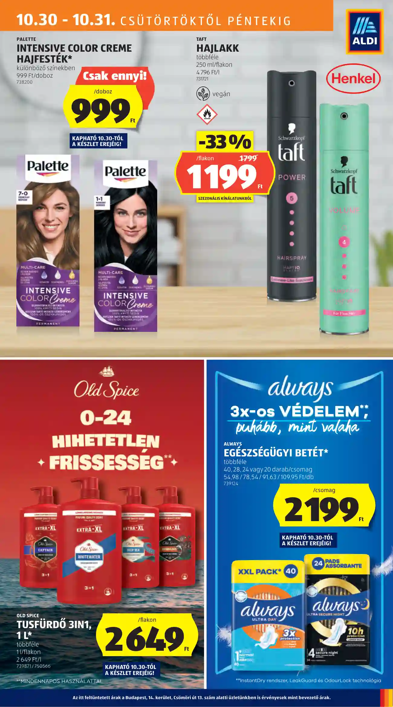 Aldi akciós újság 44. hét (11 oldal)