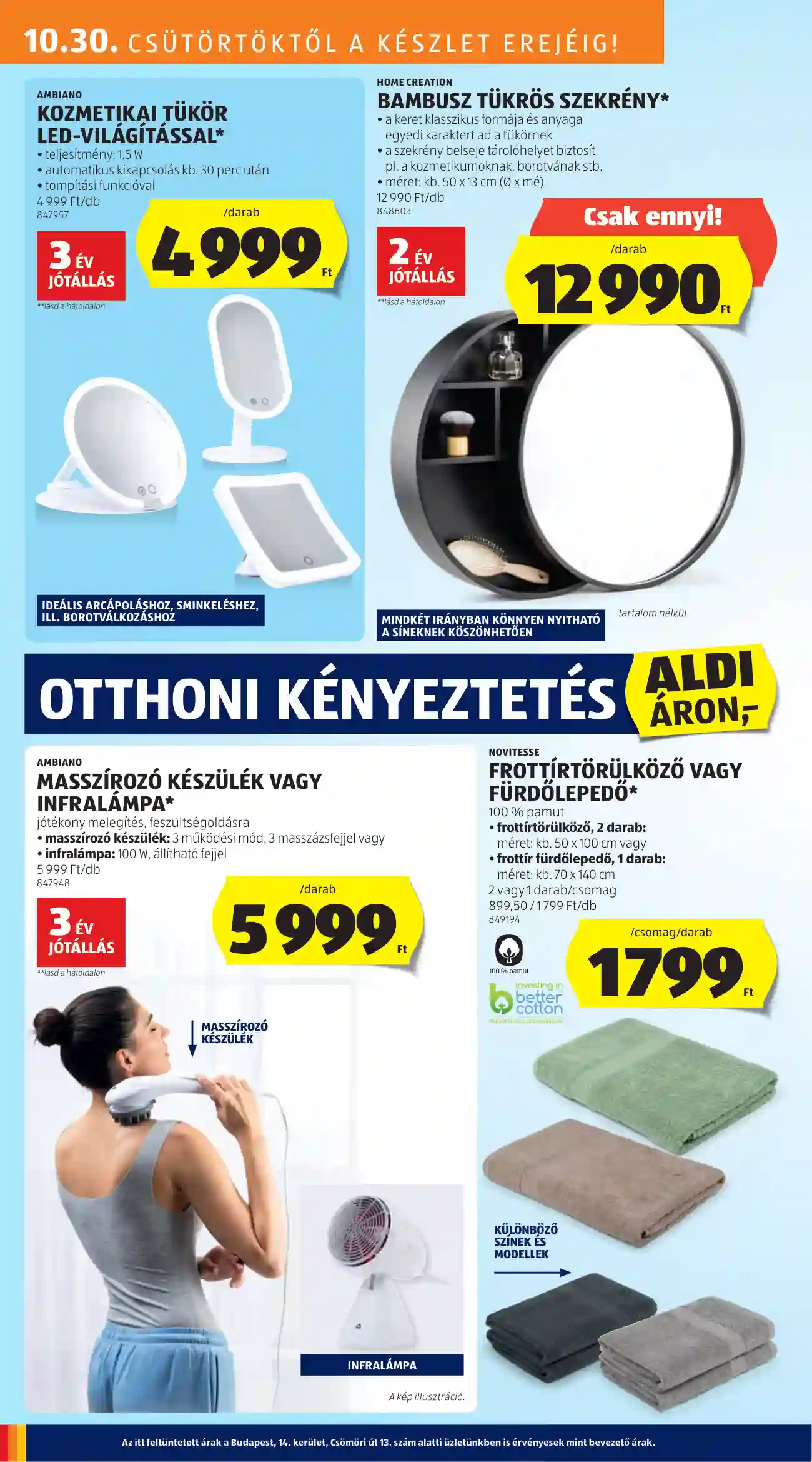 Aldi akciós újság 44. hét (19 oldal)