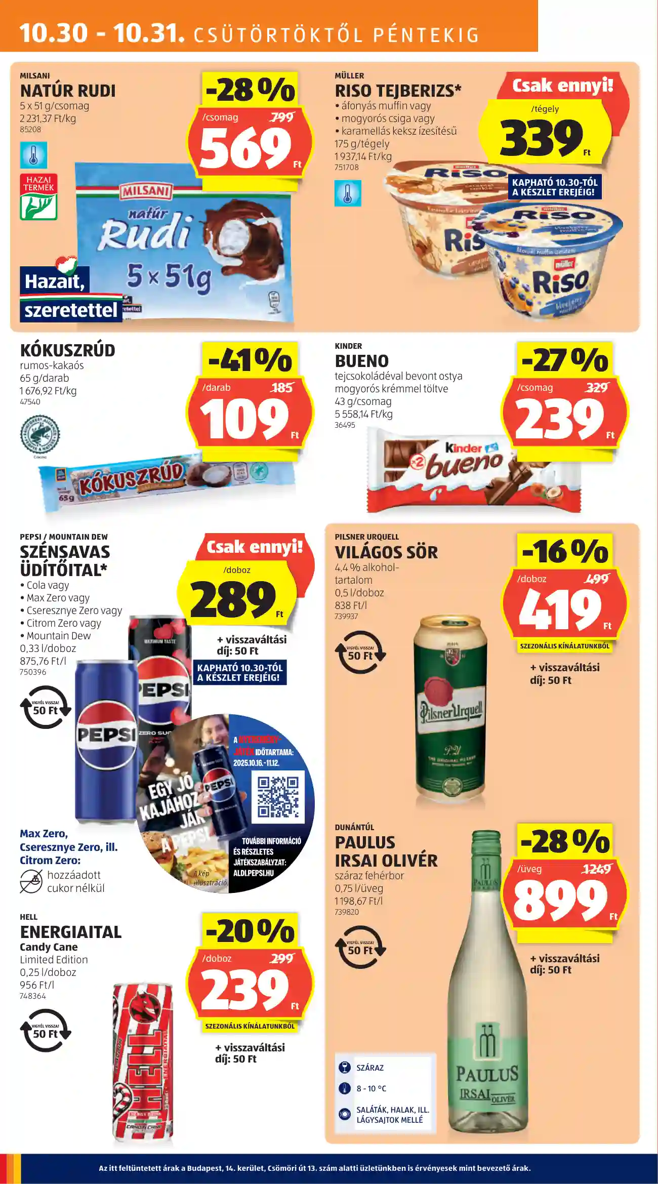 Aldi akciós újság 44. hét (4 oldal)