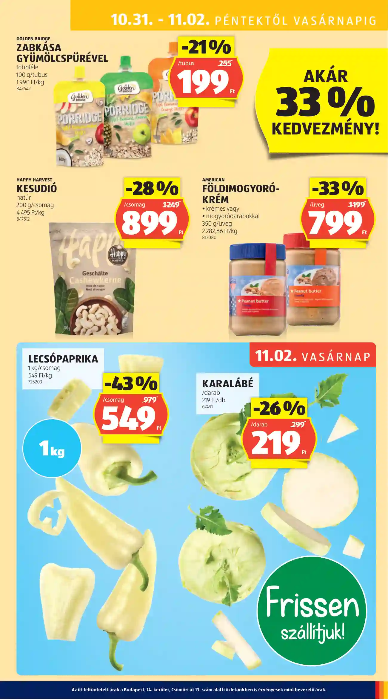 Aldi akciós újság 44. hét (27 oldal)