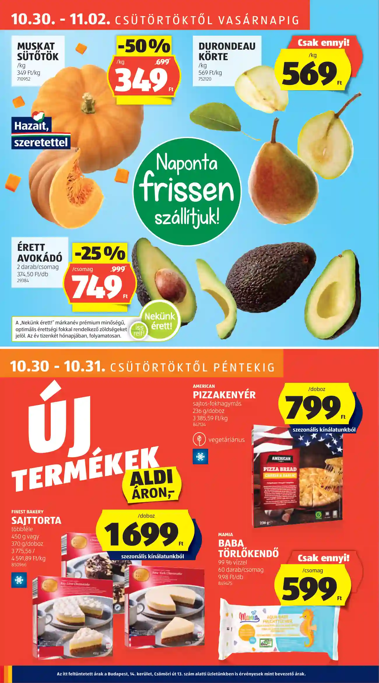 Aldi akciós újság 44. hét (53 oldal)