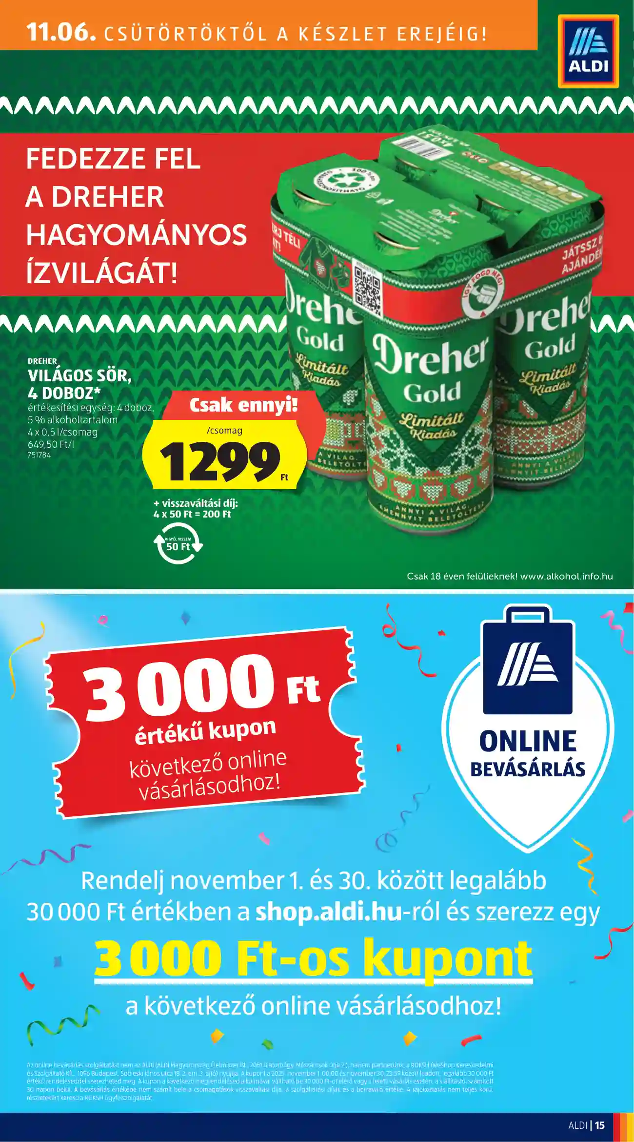 Aldi akciós újság 45. hét (16 oldal)