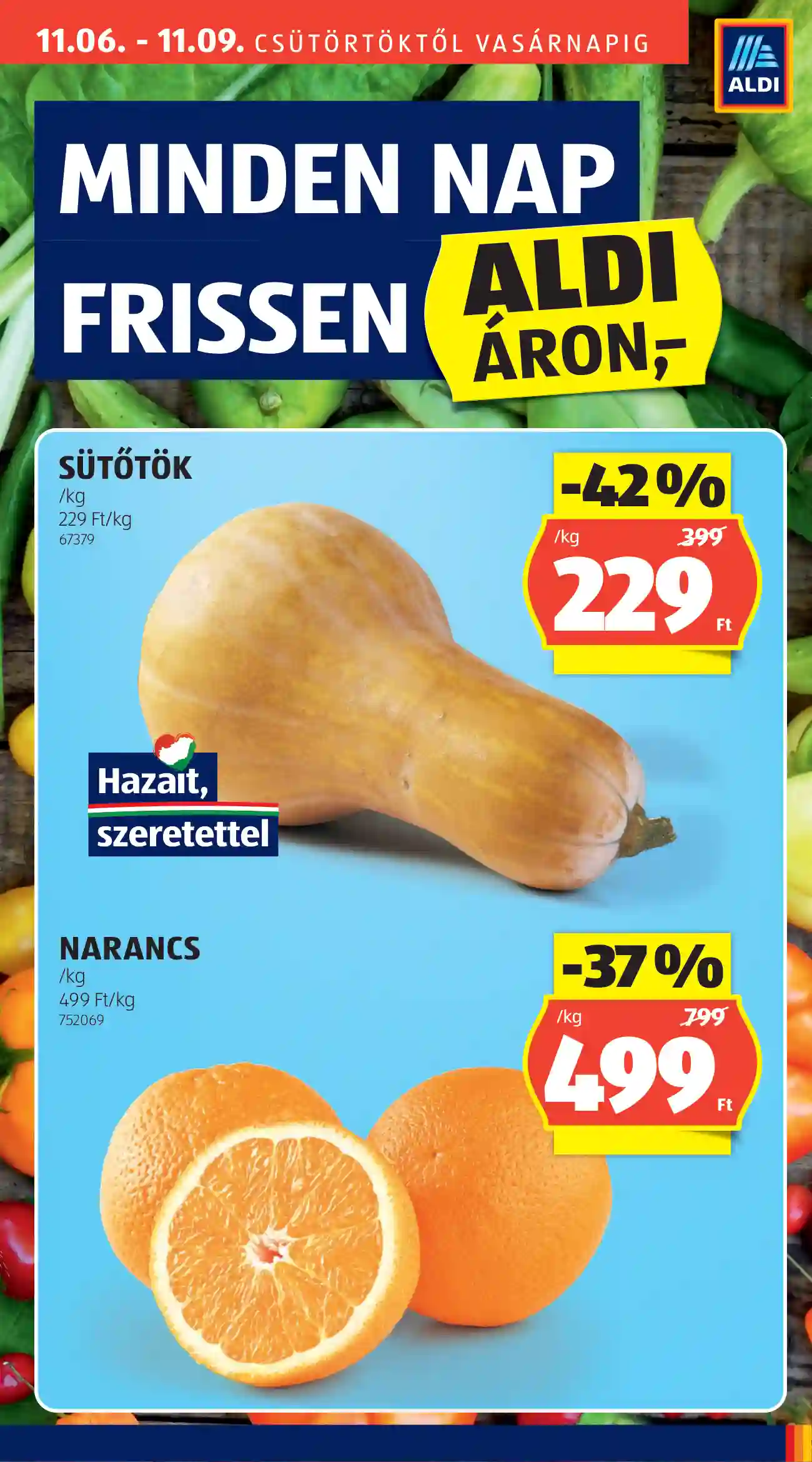 Aldi akciós újság 45. hét (9 oldal)