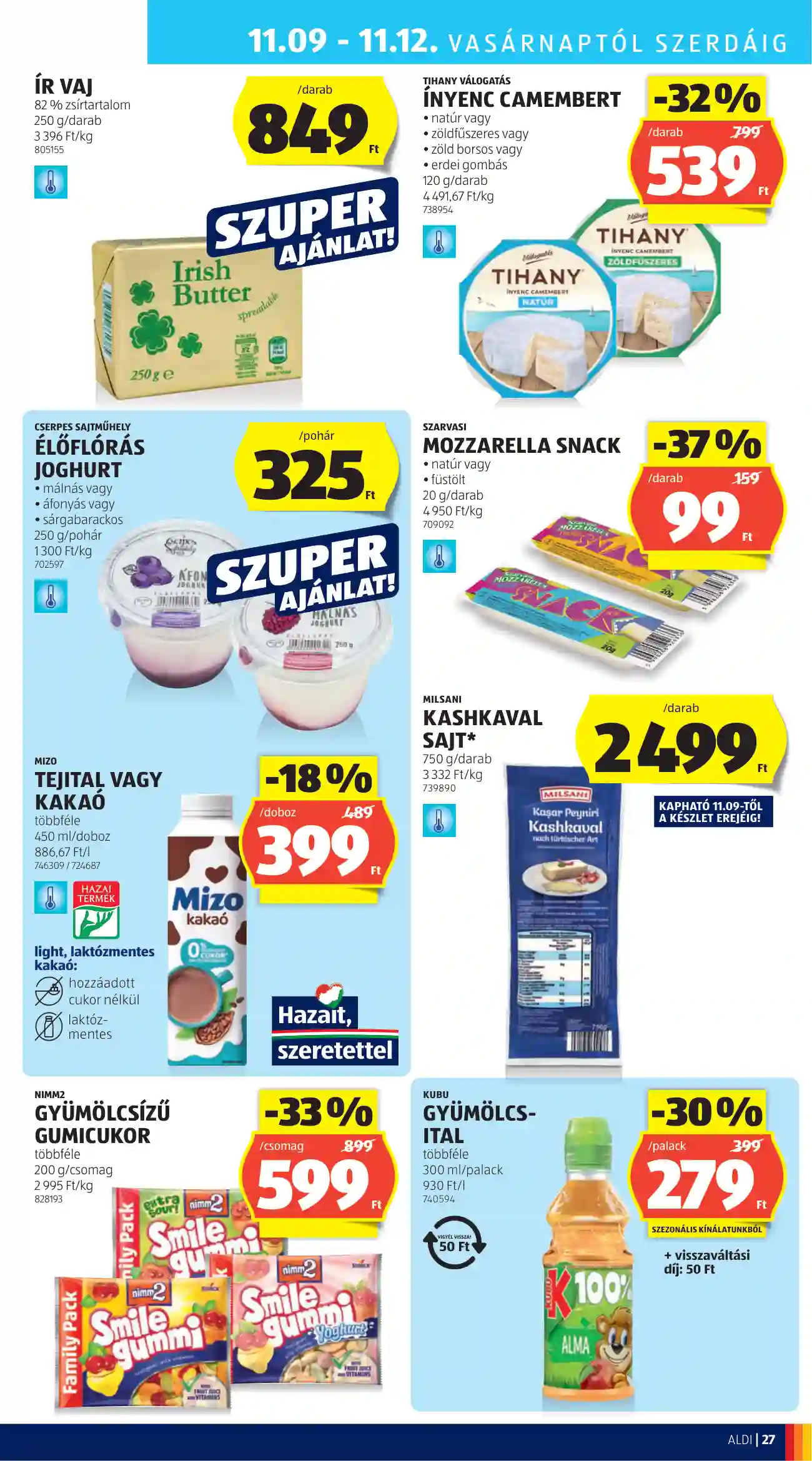 Aldi akciós újság 45. hét (29 oldal)