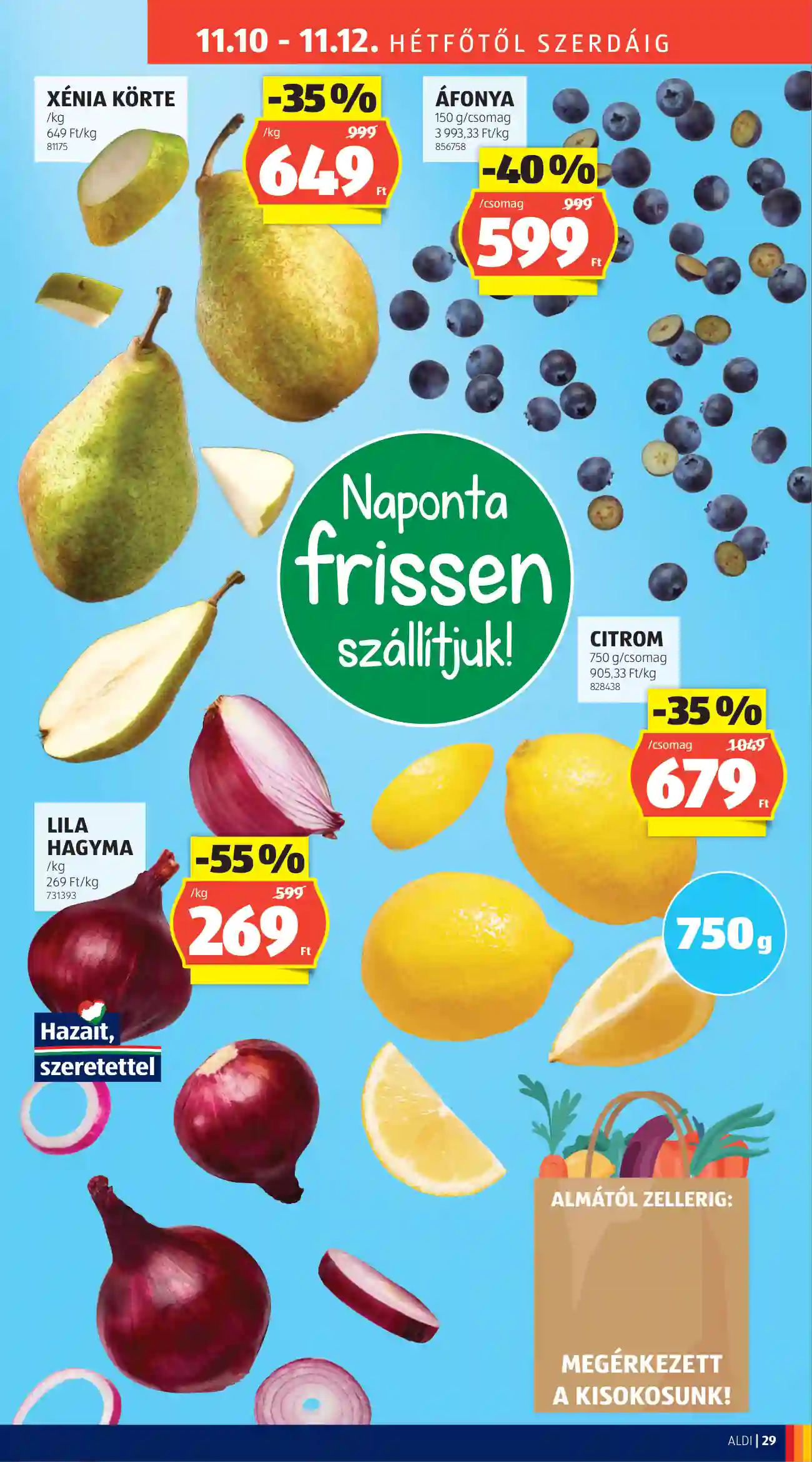 Aldi akciós újság 45. hét (31 oldal)