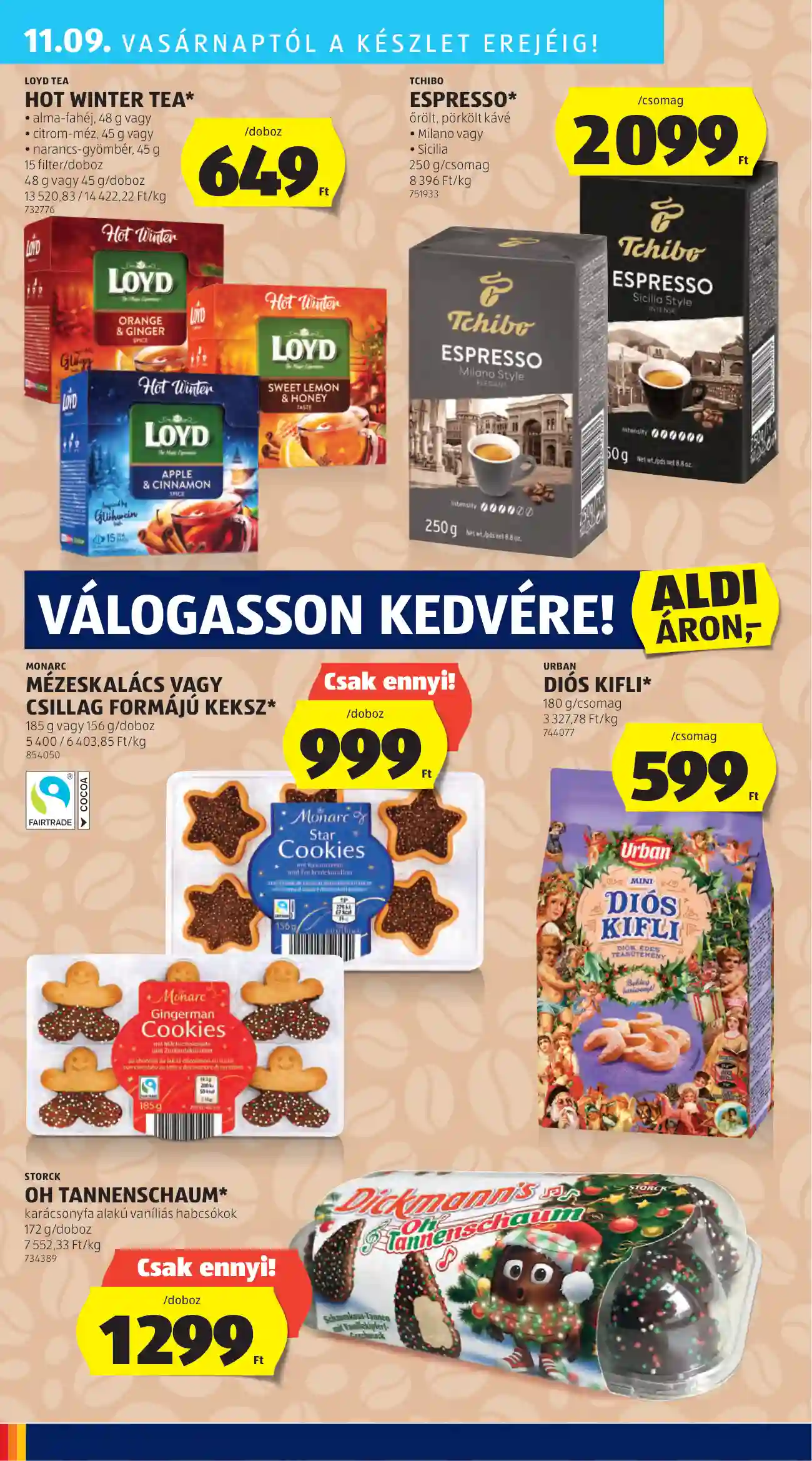 Aldi akciós újság 45. hét (34 oldal)