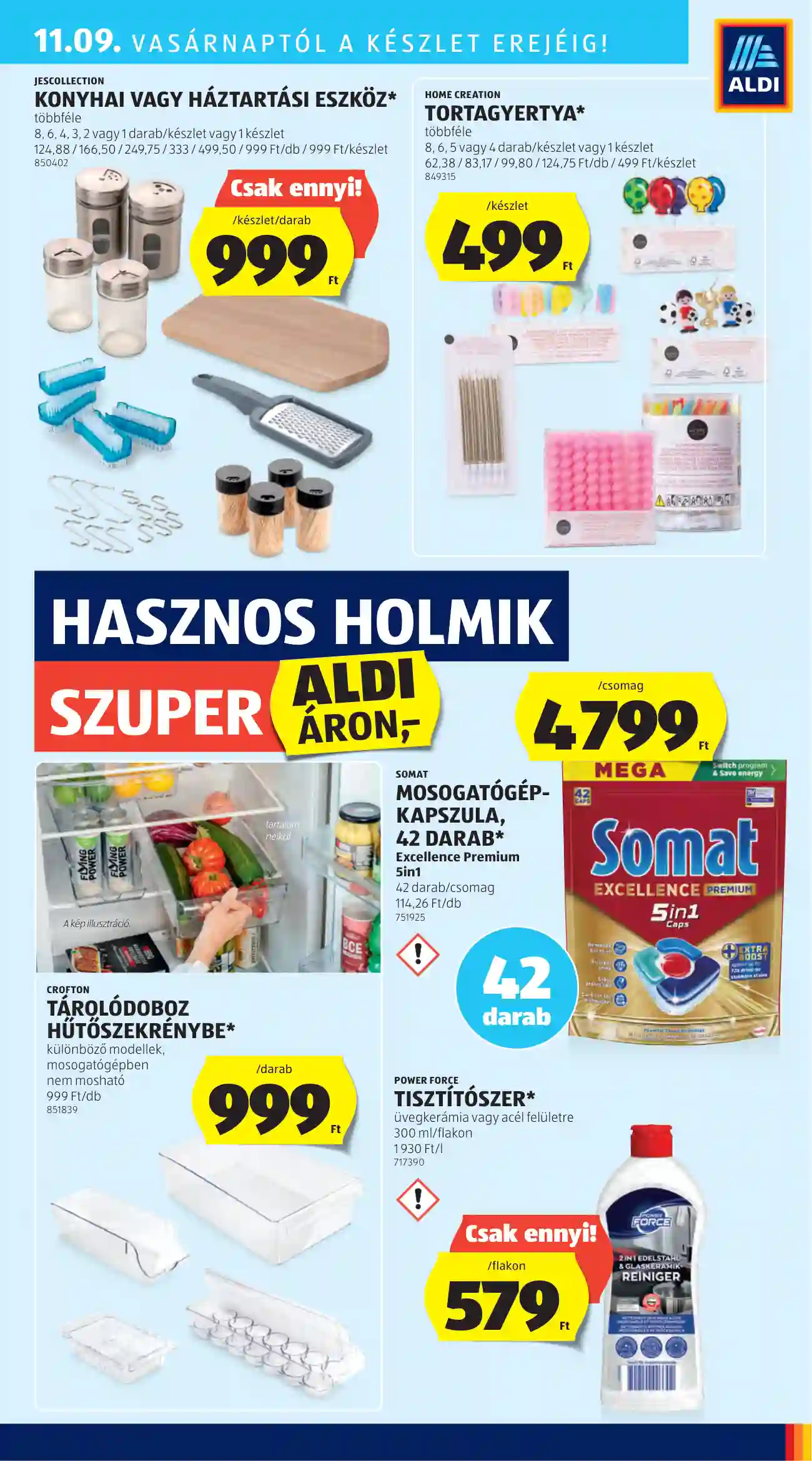 Aldi akciós újság 45. hét (40 oldal)