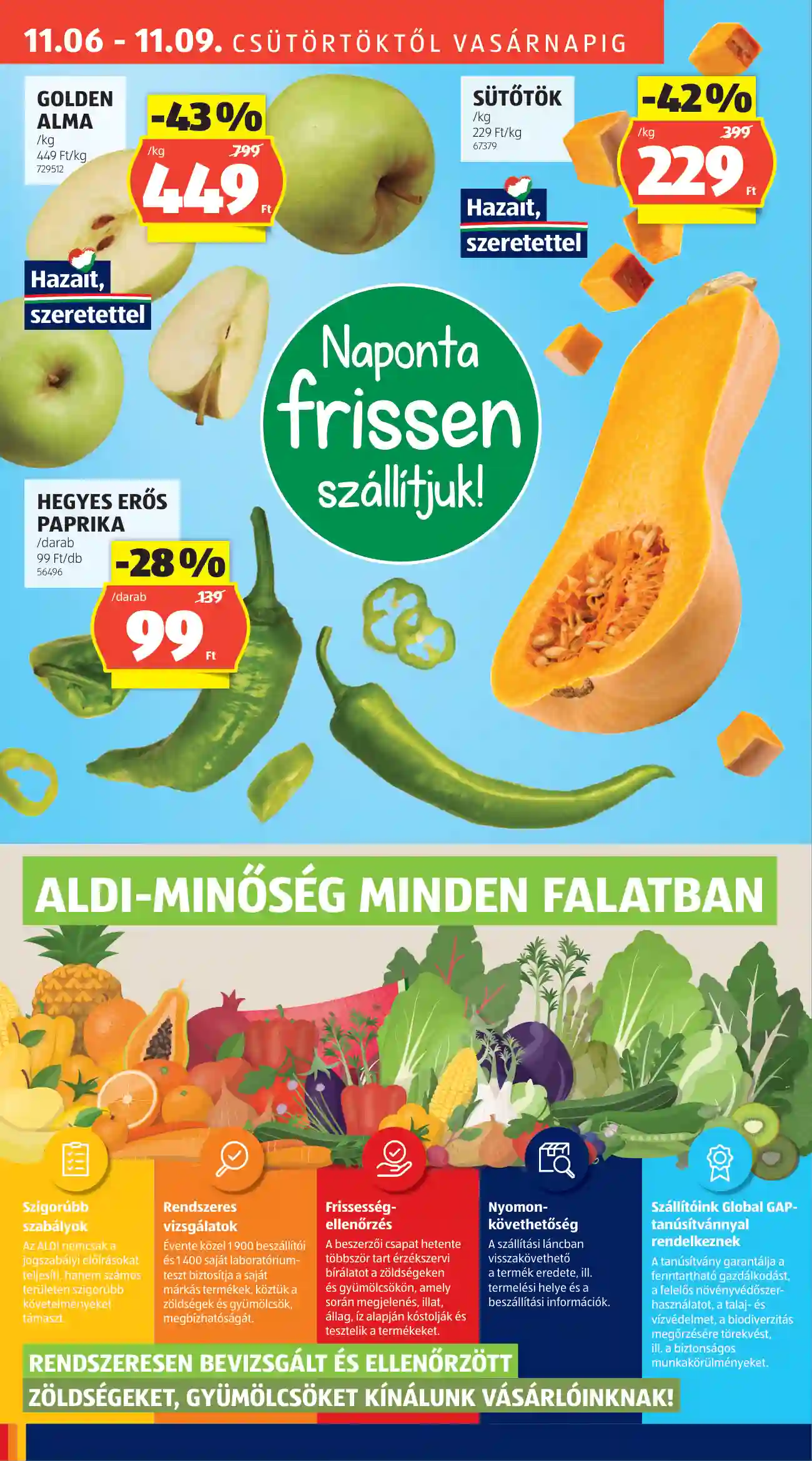 Aldi akciós újság 45. hét (46 oldal)