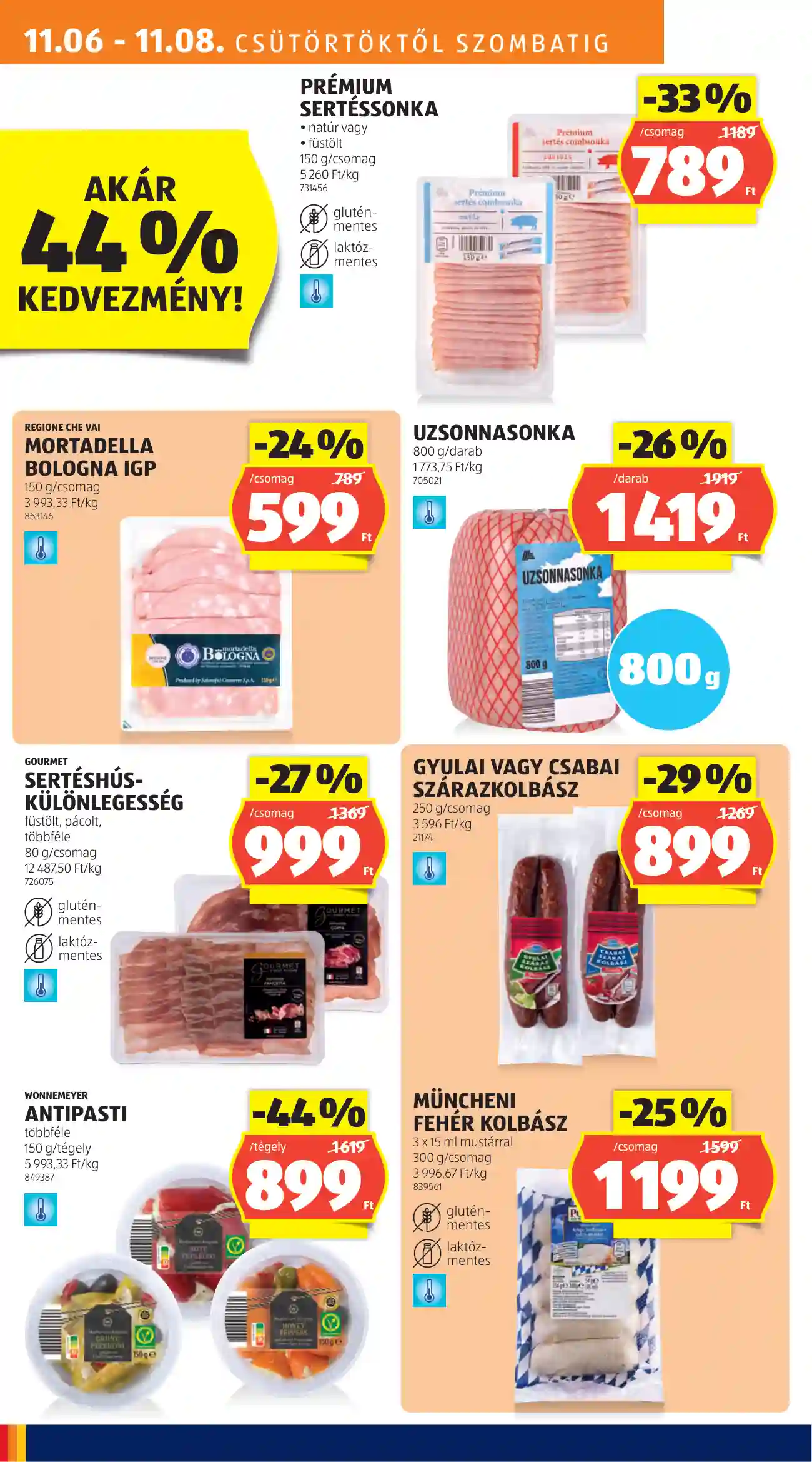 Aldi akciós újság 45. hét (54 oldal)