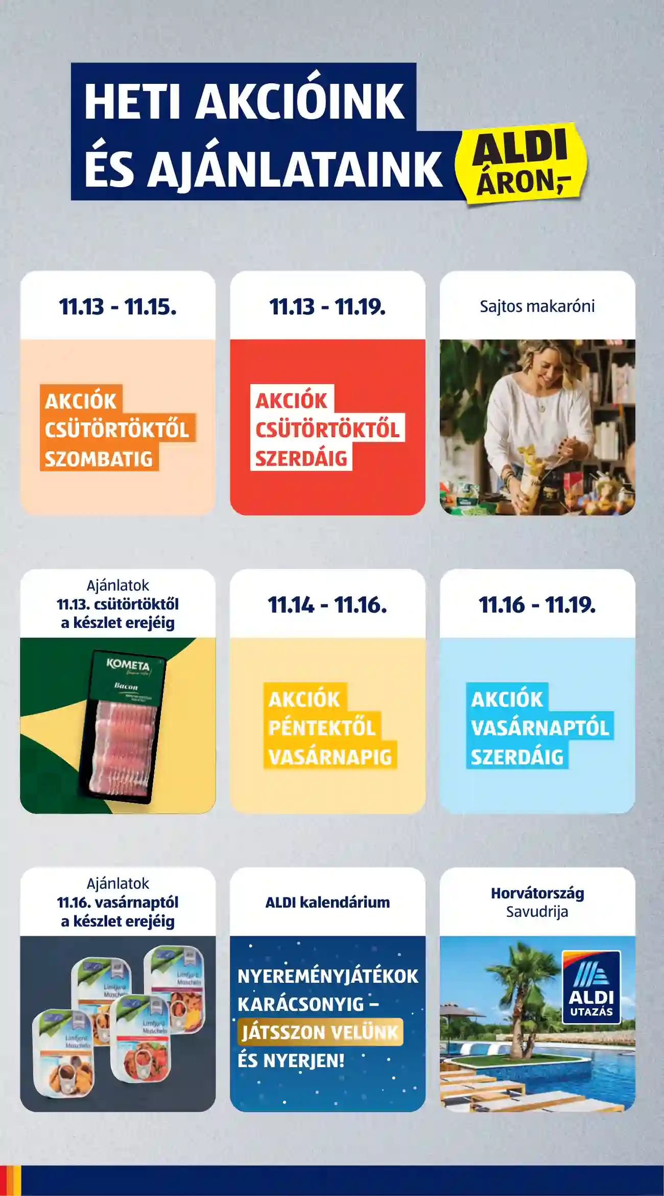 Aldi akciós újság 46. hét (2 oldal)